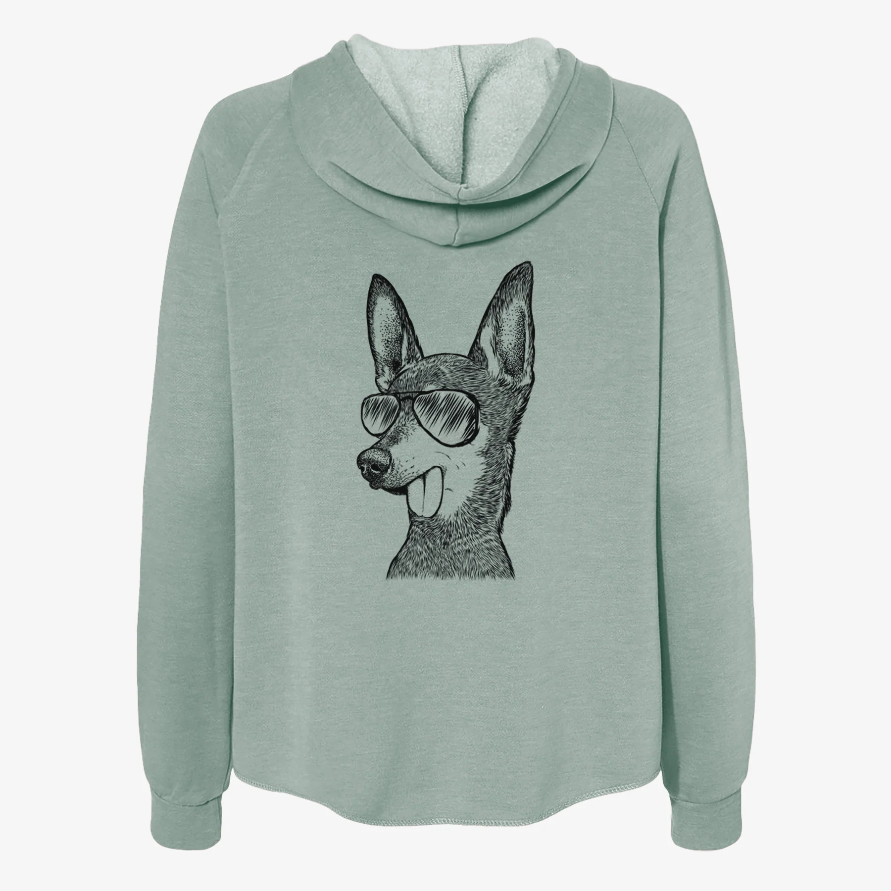 Aaron the Chihuahua - Women's Cali Wave Zip-Up Sweatshirt - Image 7