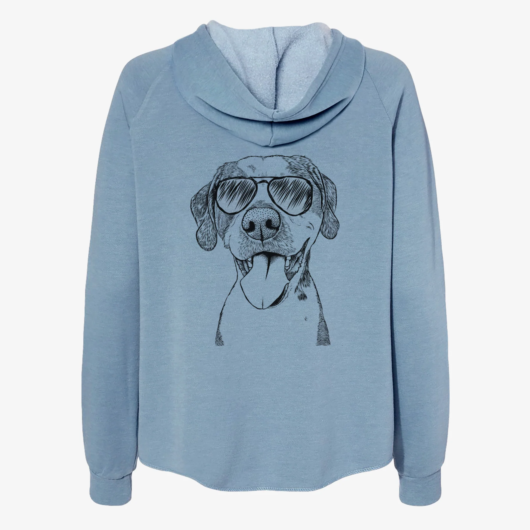 Ace Boogie the Mixed Breed - Women's Cali Wave Zip-Up Sweatshirt - Image 9