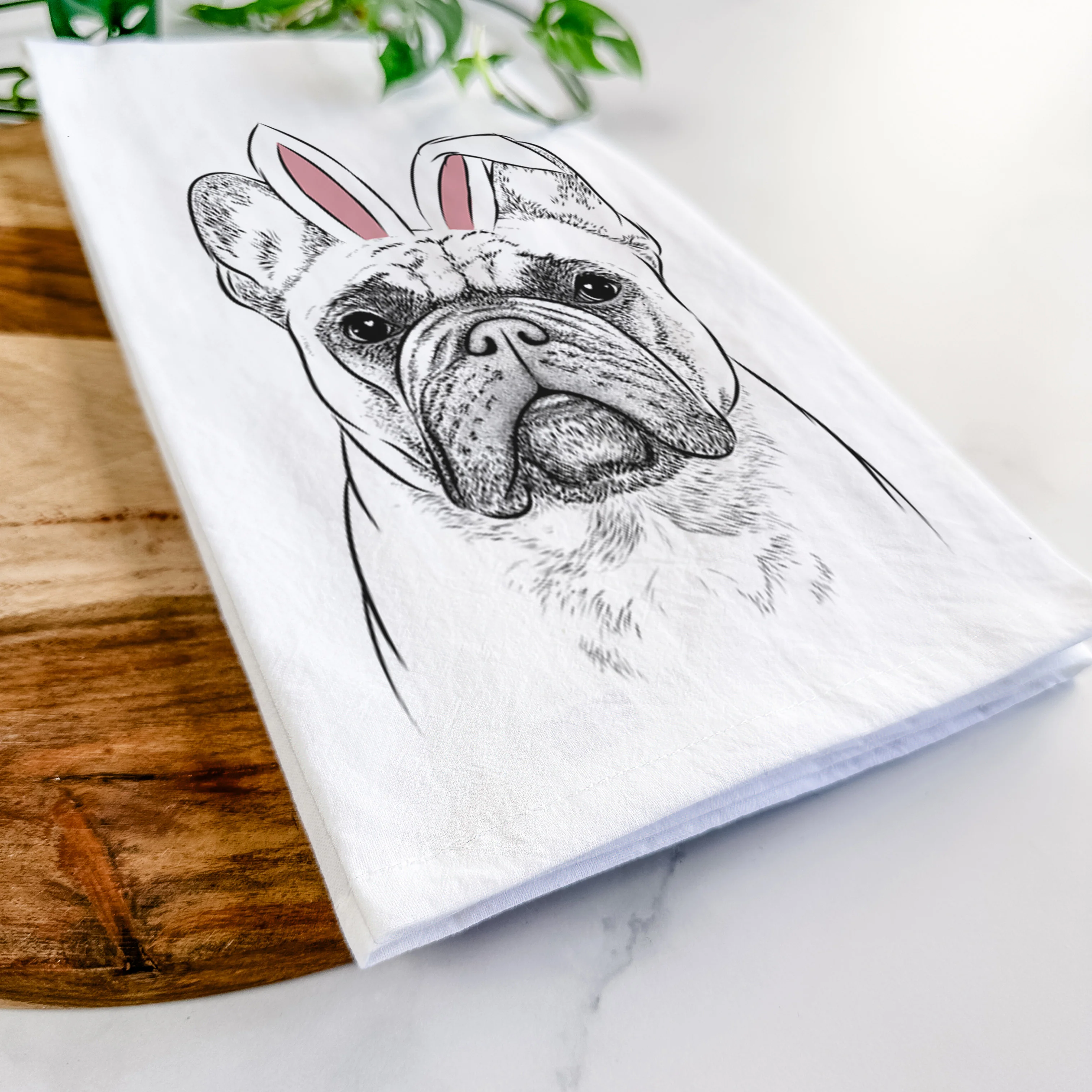 Acelynn the French Bulldog Tea Towel - Image 14