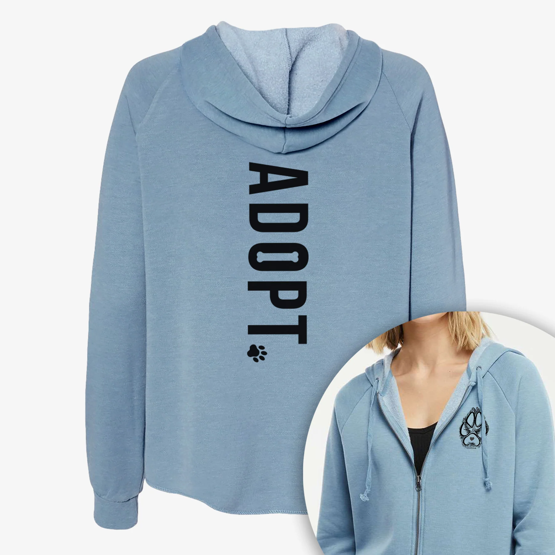 Adopt. - Women's Cali Wave Zip-Up Sweatshirt