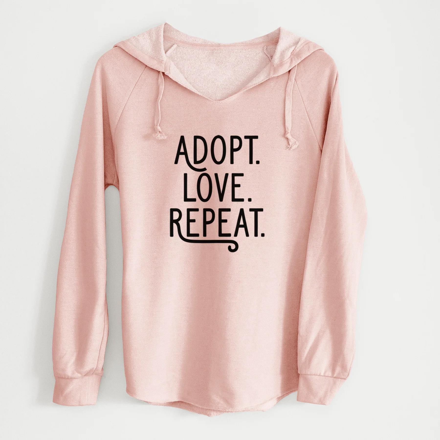 Adopt Love Repeat - Cali Wave Hooded Sweatshirt - Image 5