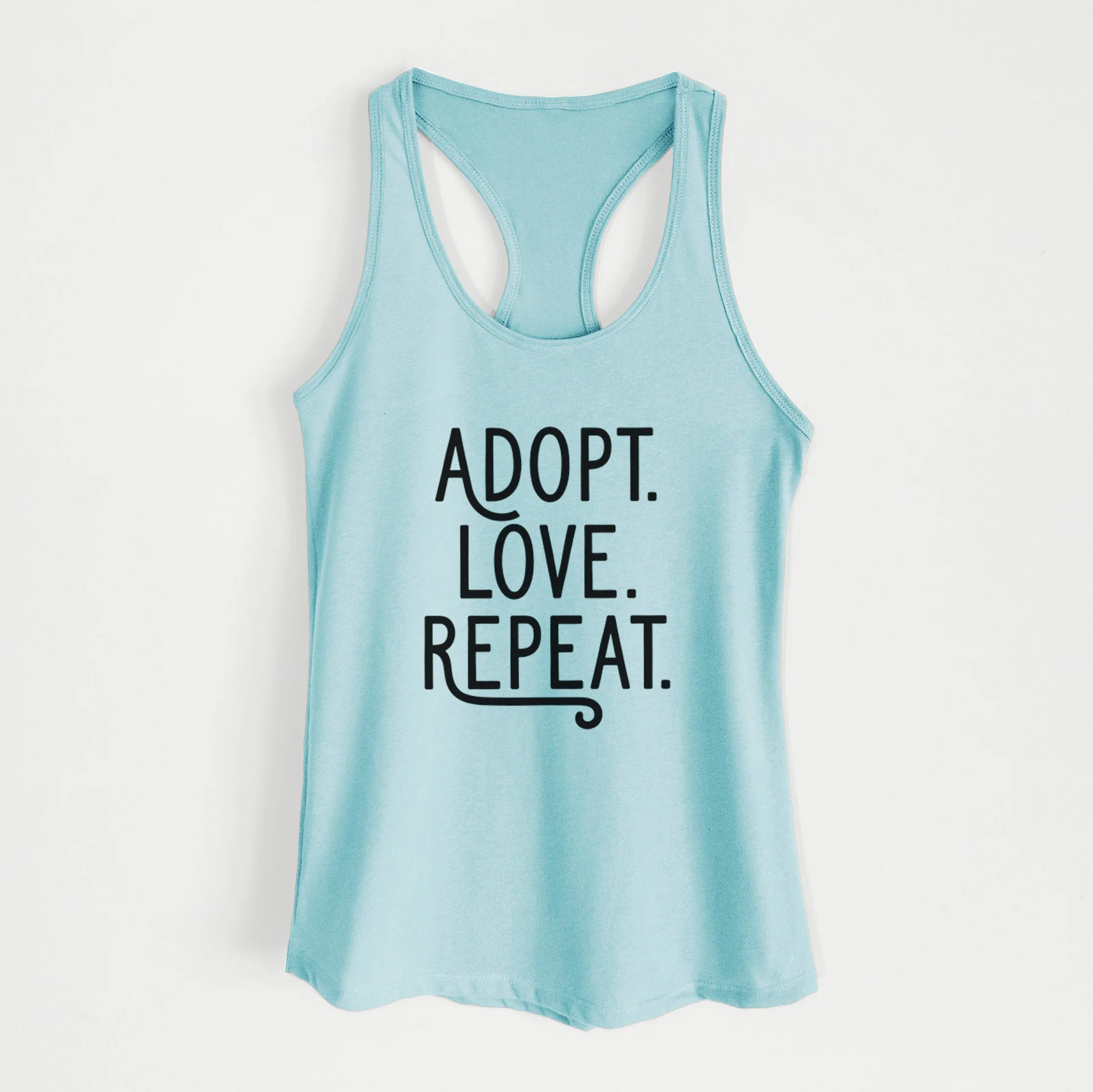 Adopt Love Repeat - Women's Racerback Tanktop - Image 2