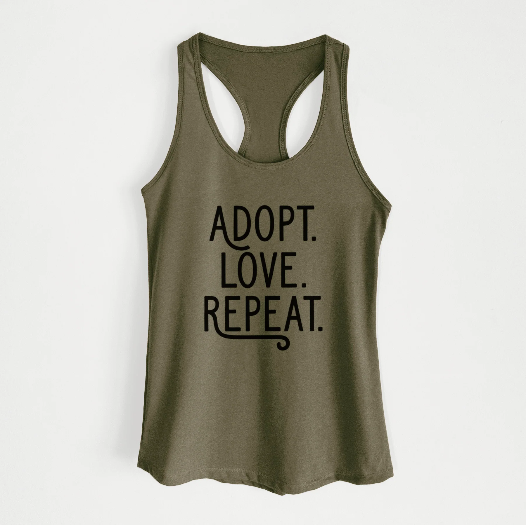 Adopt Love Repeat - Women's Racerback Tanktop - Image 5