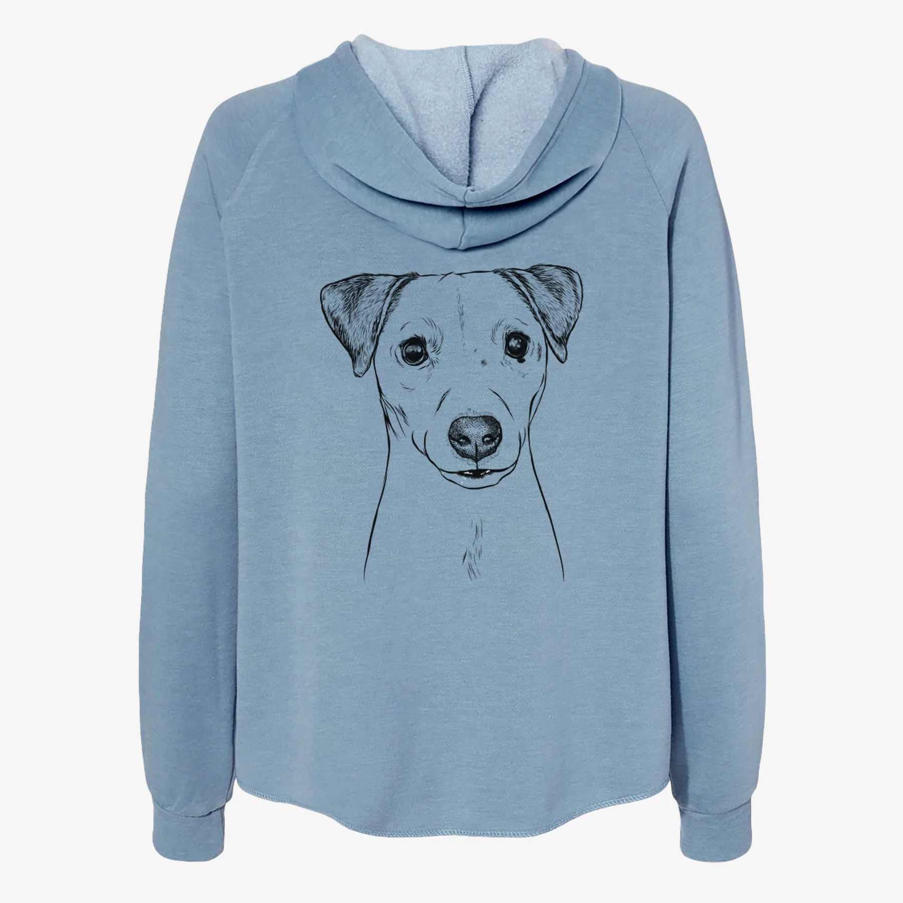 Ally the Jack Russell Terrier - Women's Cali Wave Zip-Up Sweatshirt - Image 6