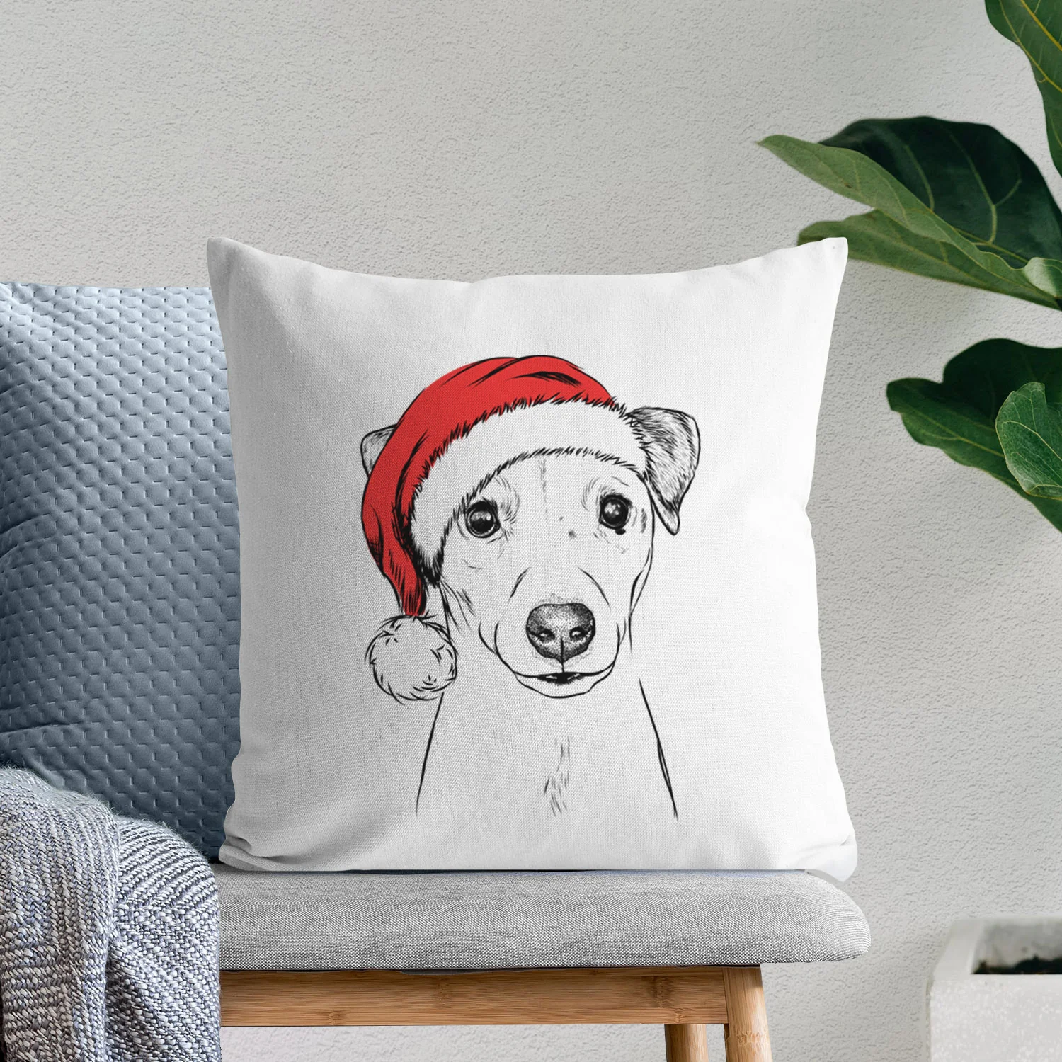 Ally the Jack Russell Terrier - Throw Pillow Cover - Image 10