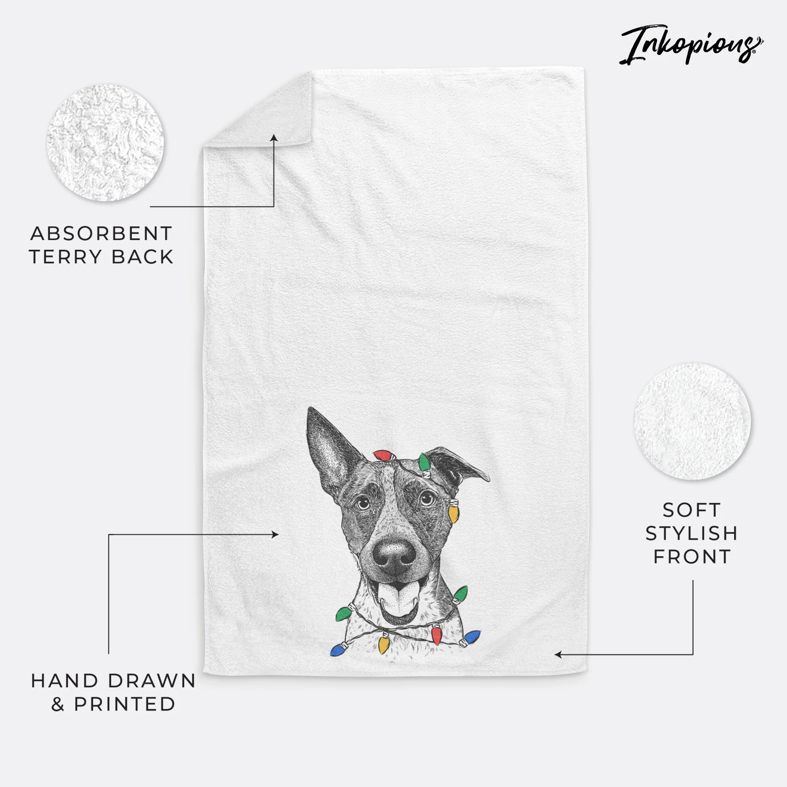 Amigo the Heeler Mix Decorative Hand Towel - Image 22