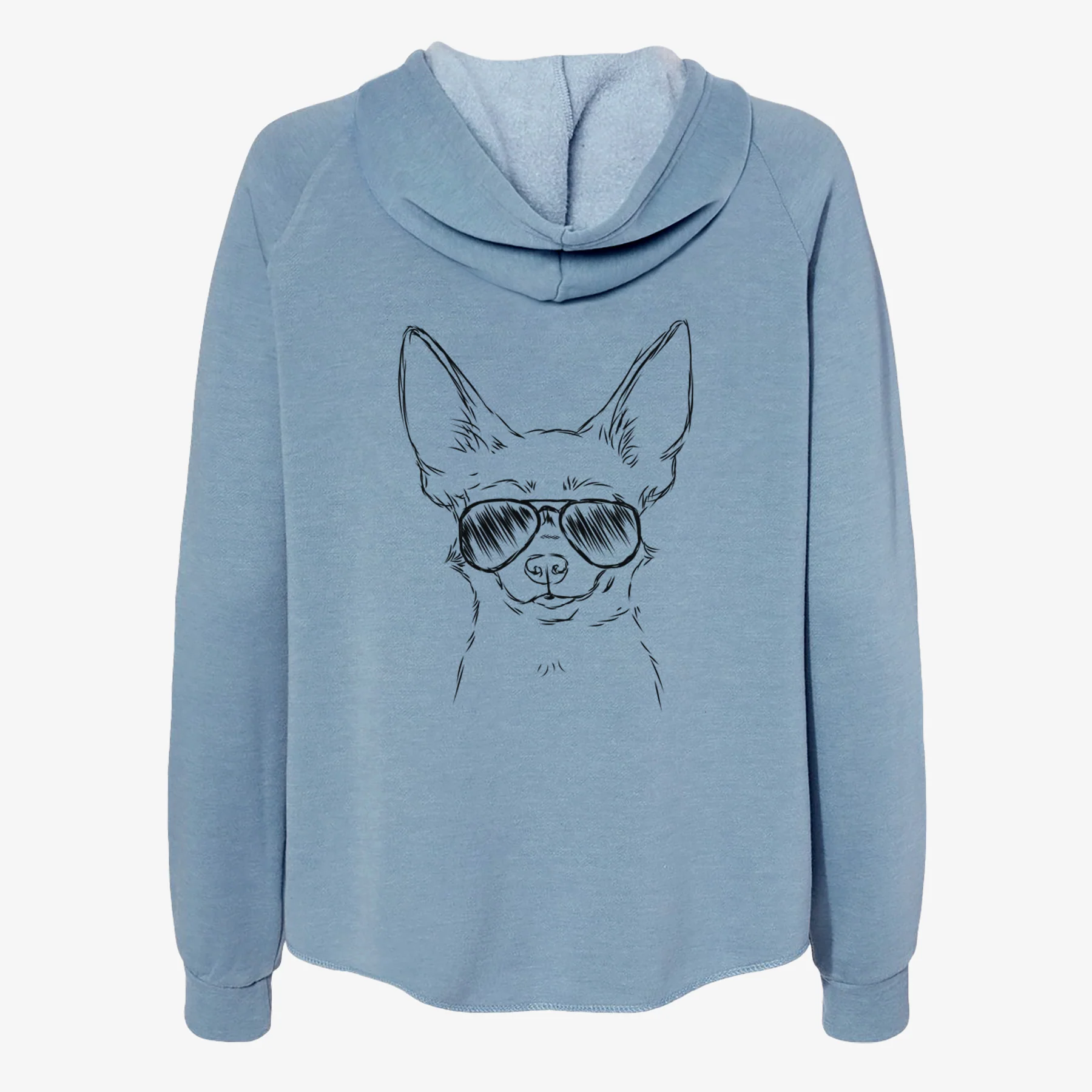 Amos the Chihuahua - Women's Cali Wave Zip-Up Sweatshirt - Image 9