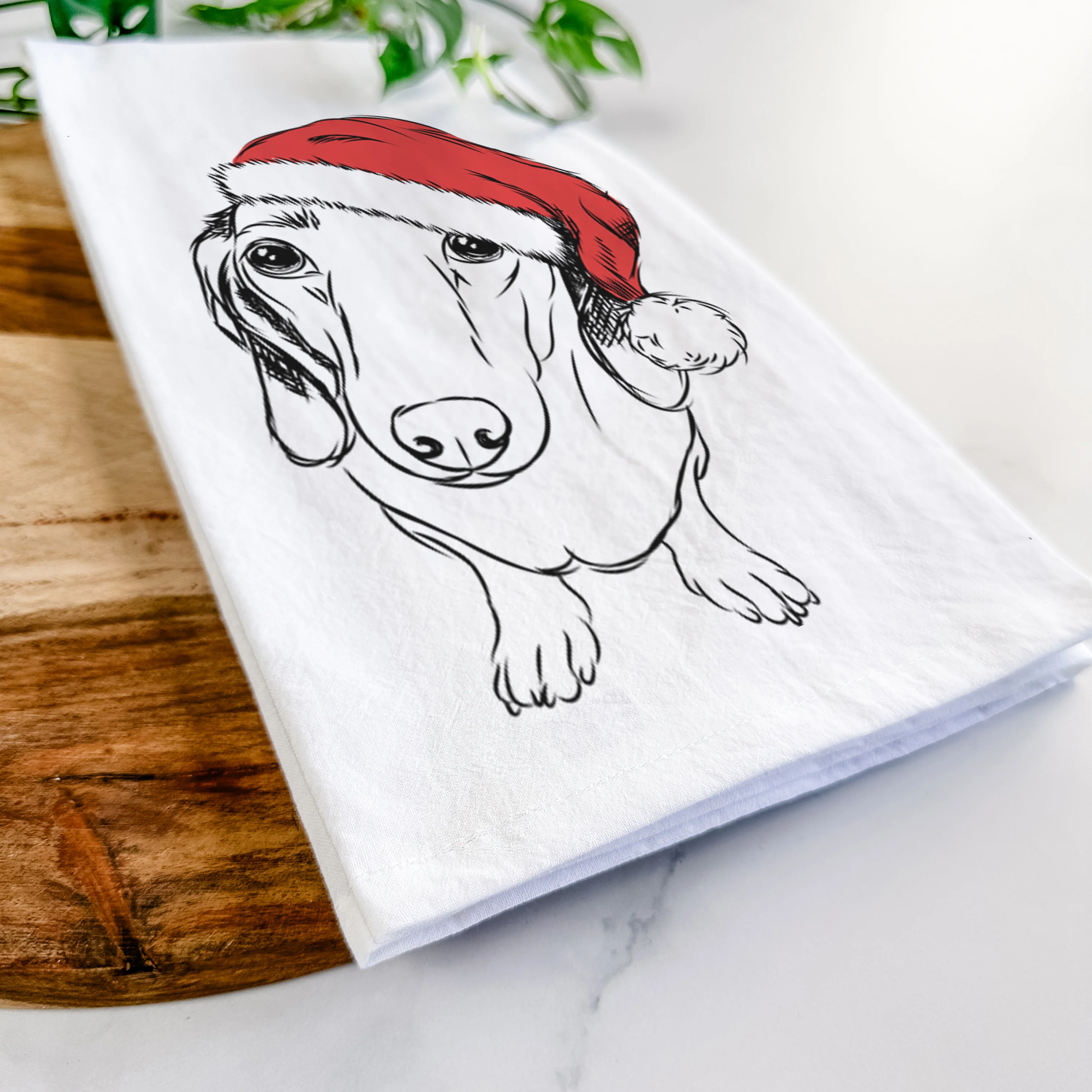 Annabelle the Dachshund Tea Towel - Image 9
