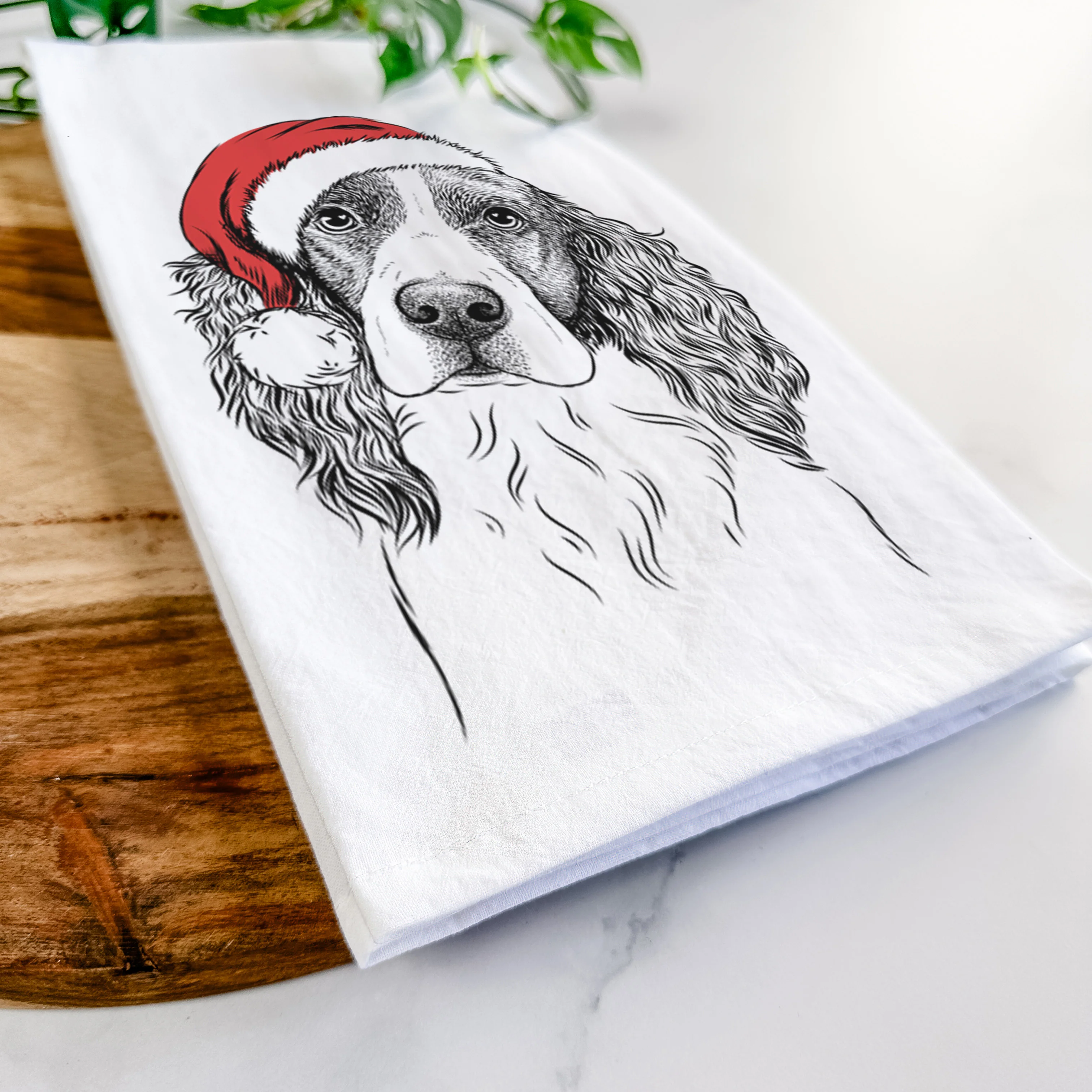 Annie the English Springer Spaniel Tea Towel - Image 9