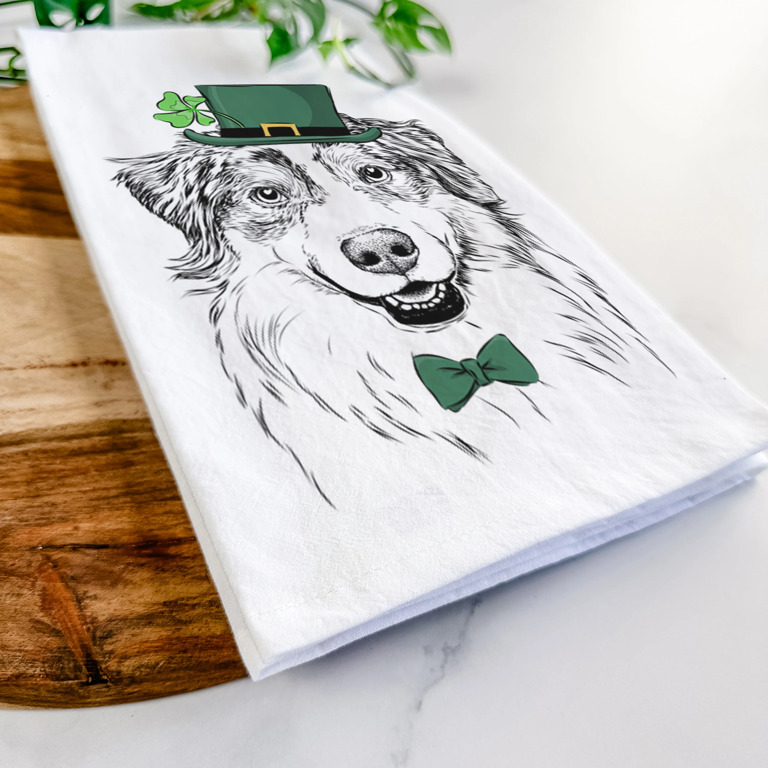 Aonghus the Australian Shepherd Tea Towel - Image 13