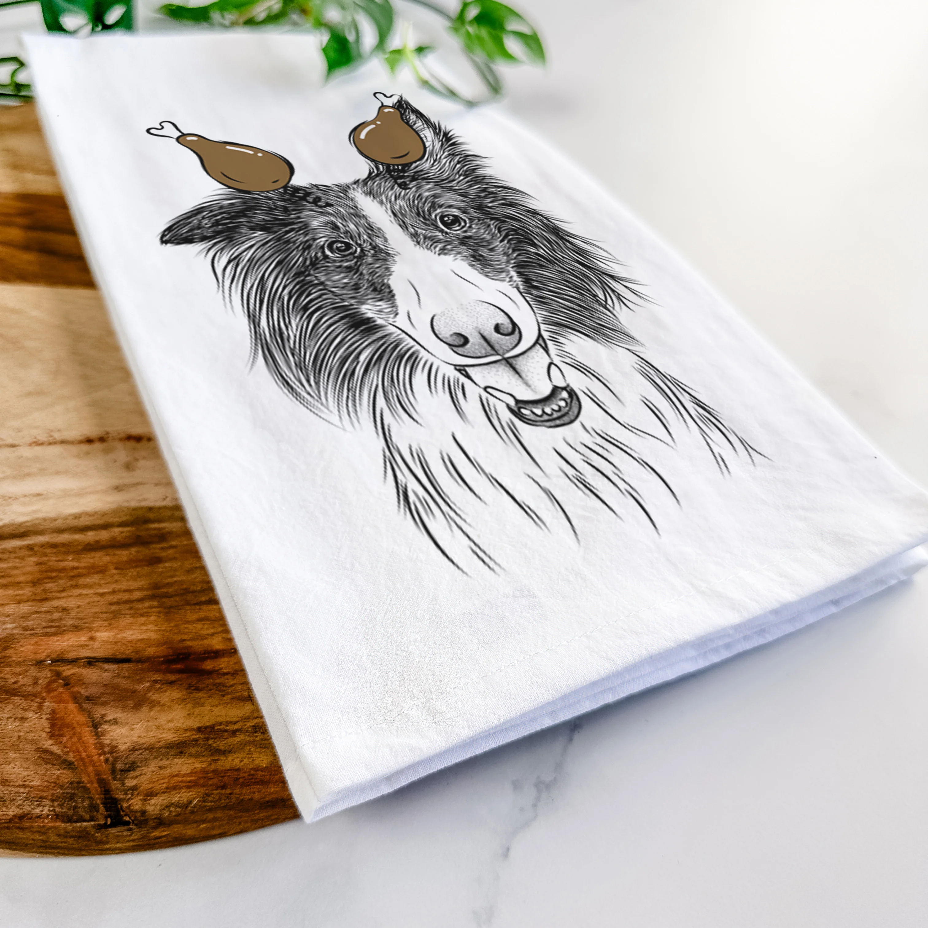 Archie the Silken Windhound Tea Towel - Image 11