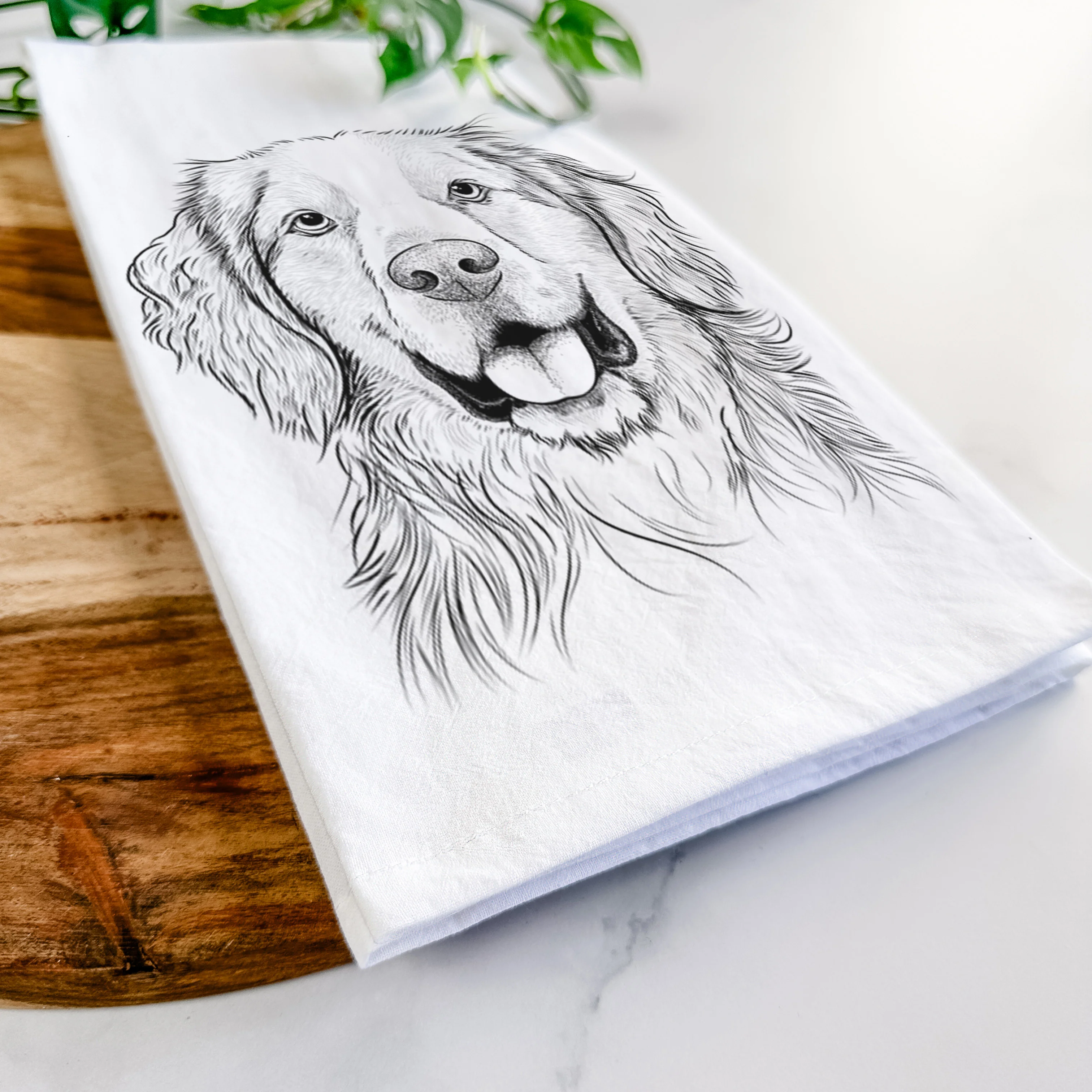Archie Benjamin the Mixed Breed Tea Towel - Image 5
