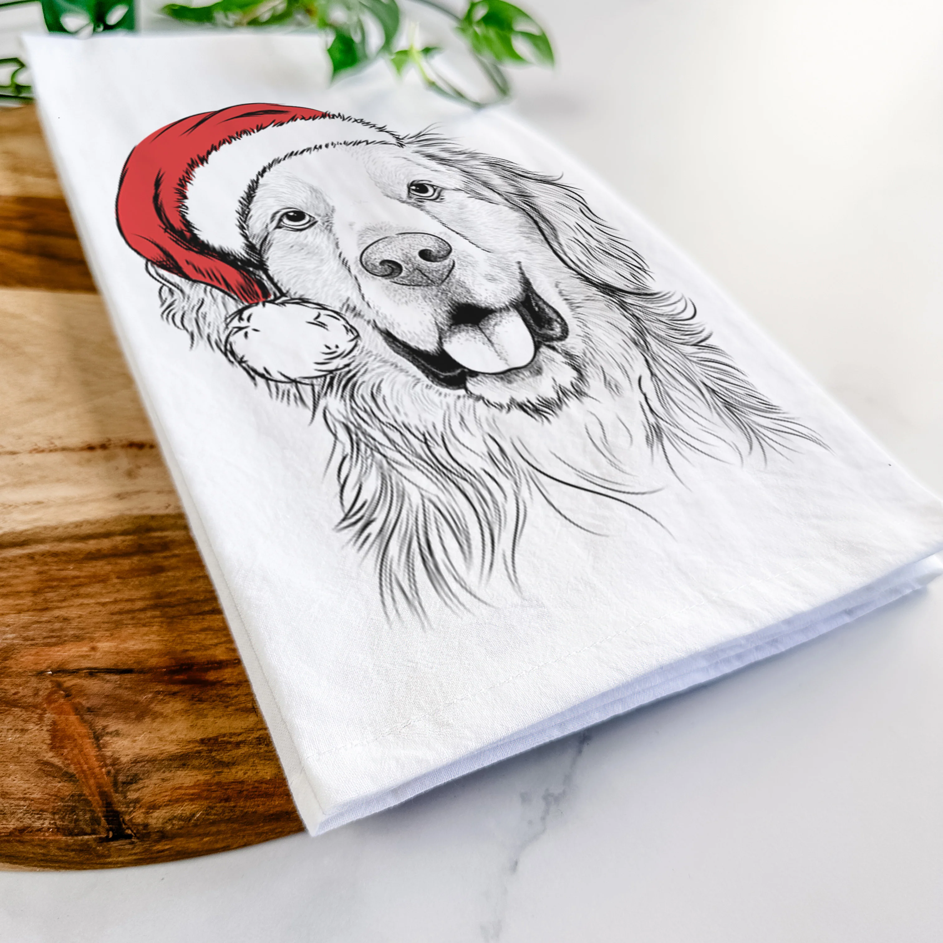 Archie Benjamin the Mixed Breed Tea Towel - Image 9