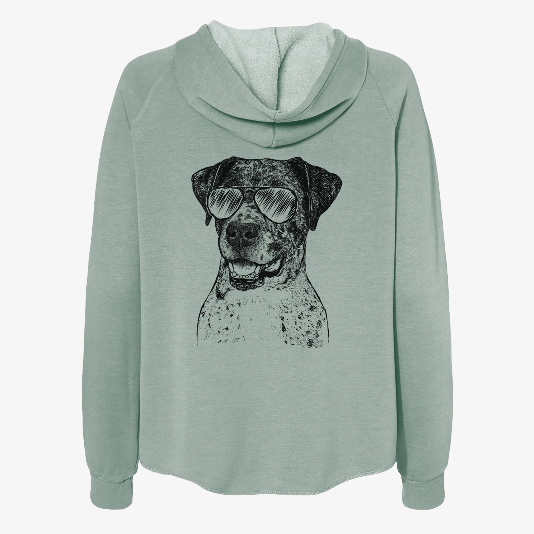 Argos the Catahoula - Women's Cali Wave Zip-Up Sweatshirt - Image 7