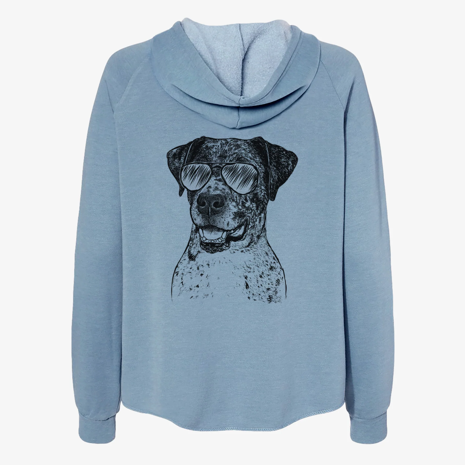 Argos the Catahoula - Women's Cali Wave Zip-Up Sweatshirt - Image 9
