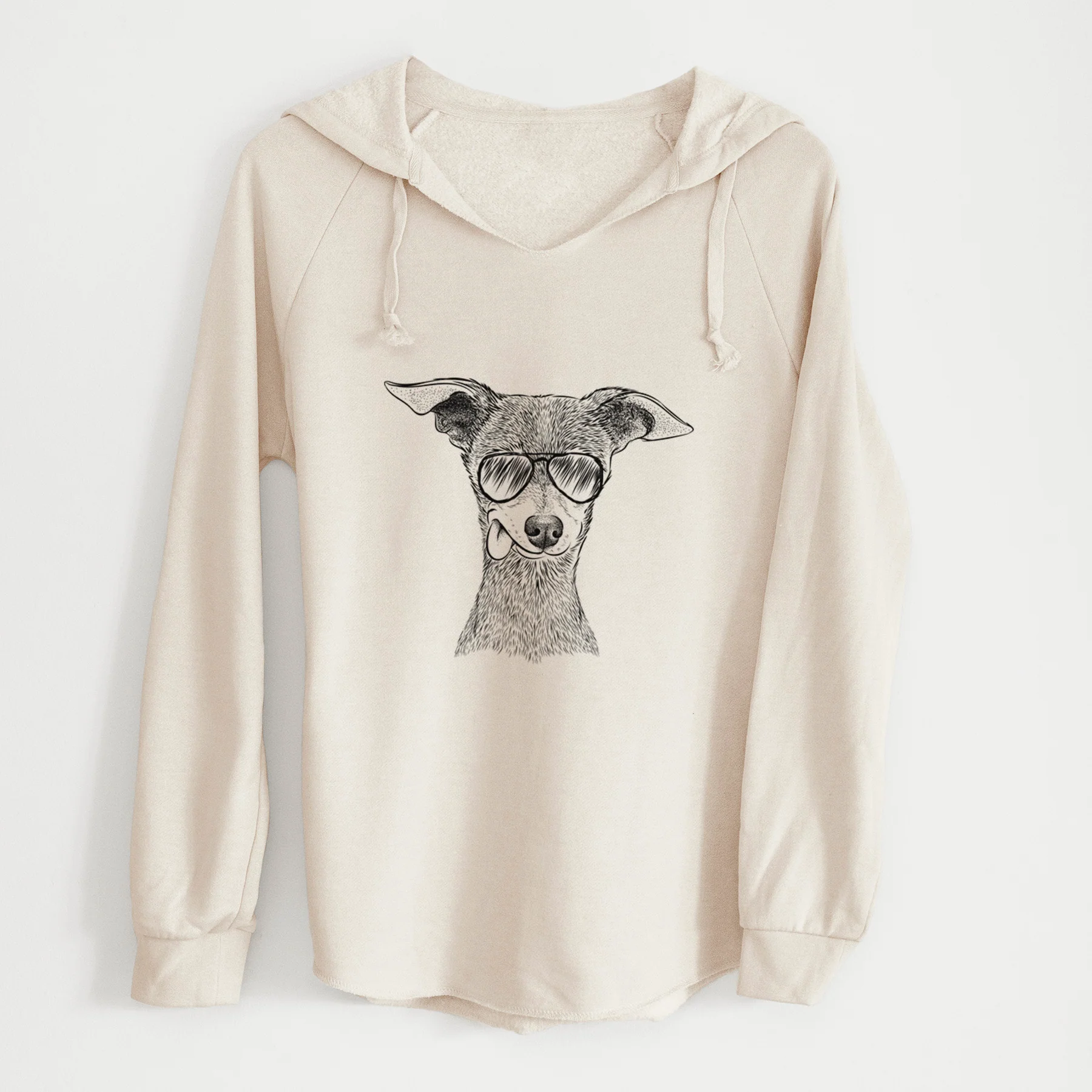 Aviator Bebe the Chihuahua - Cali Wave Hooded Sweatshirt - Image 7