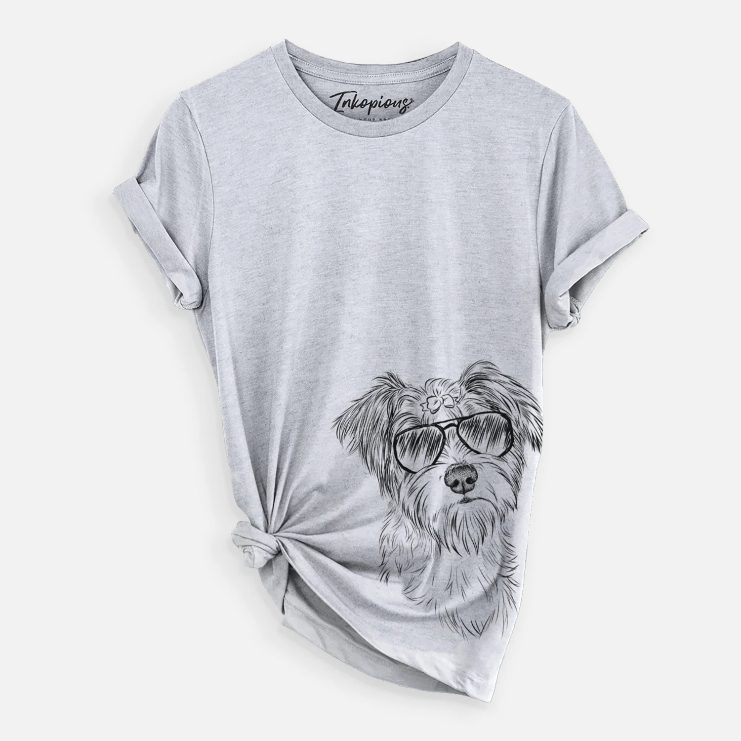 Aviator Birdee the Schnauzer Mix - Unisex Crewneck - Image 10