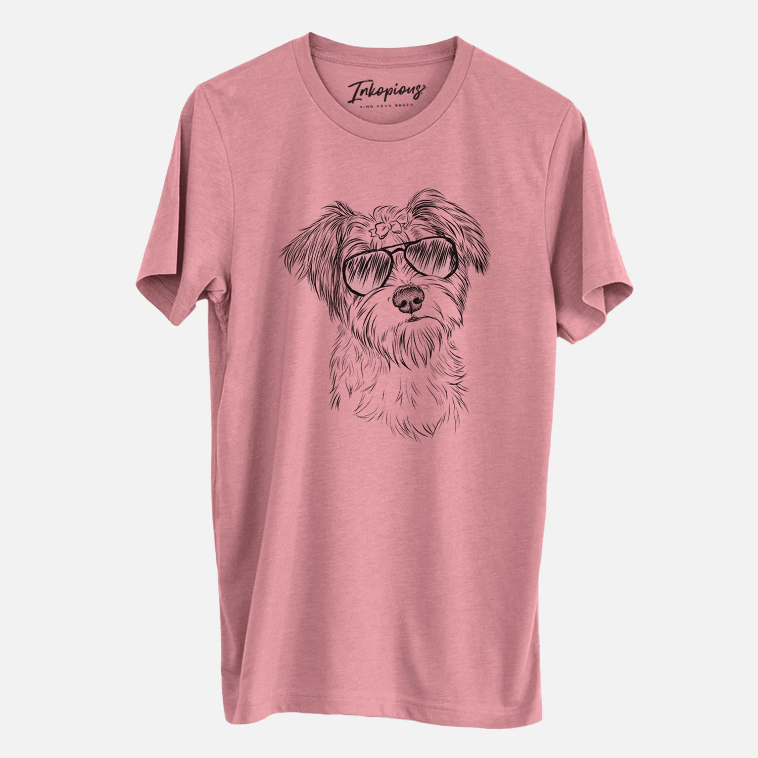 Aviator Birdee the Schnauzer Mix - Unisex Crewneck - Image 6