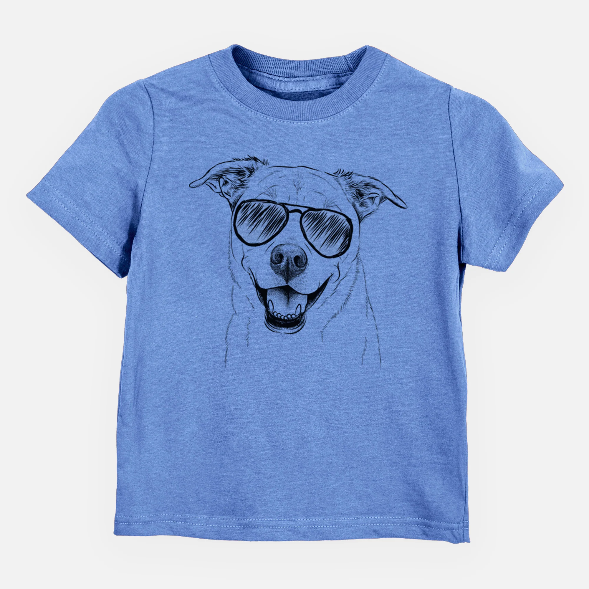 Aviator Carl the Mixed Breed - Kids/Youth/Toddler Shirt - Image 6