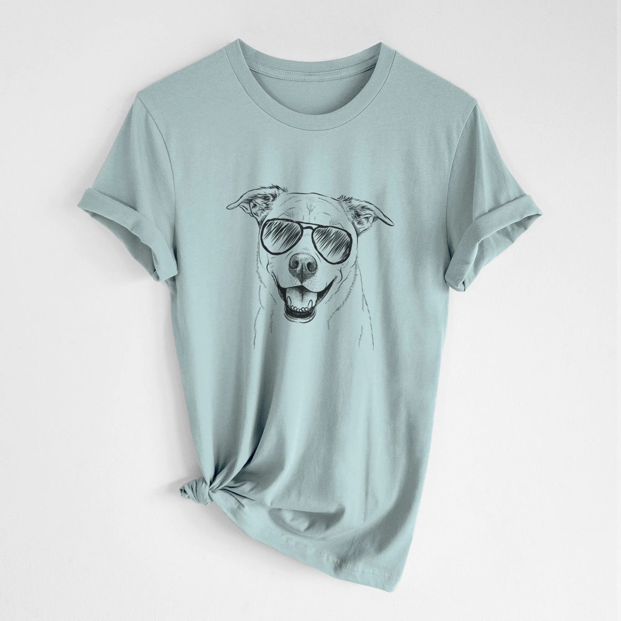 Aviator Carl the Mixed Breed - Unisex Crewneck - Image 5