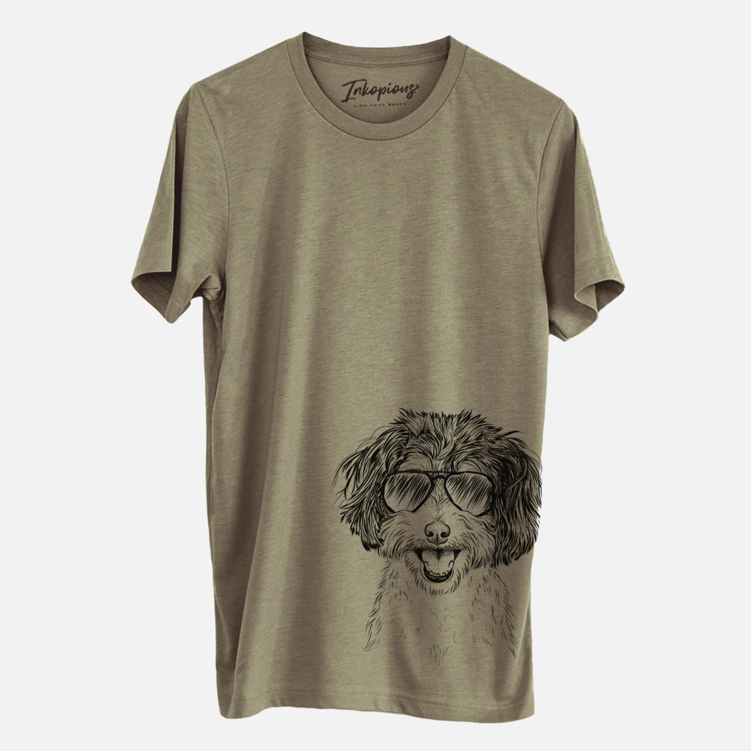 Aviator Carlos the Cavapoo - Unisex Crewneck - Image 11