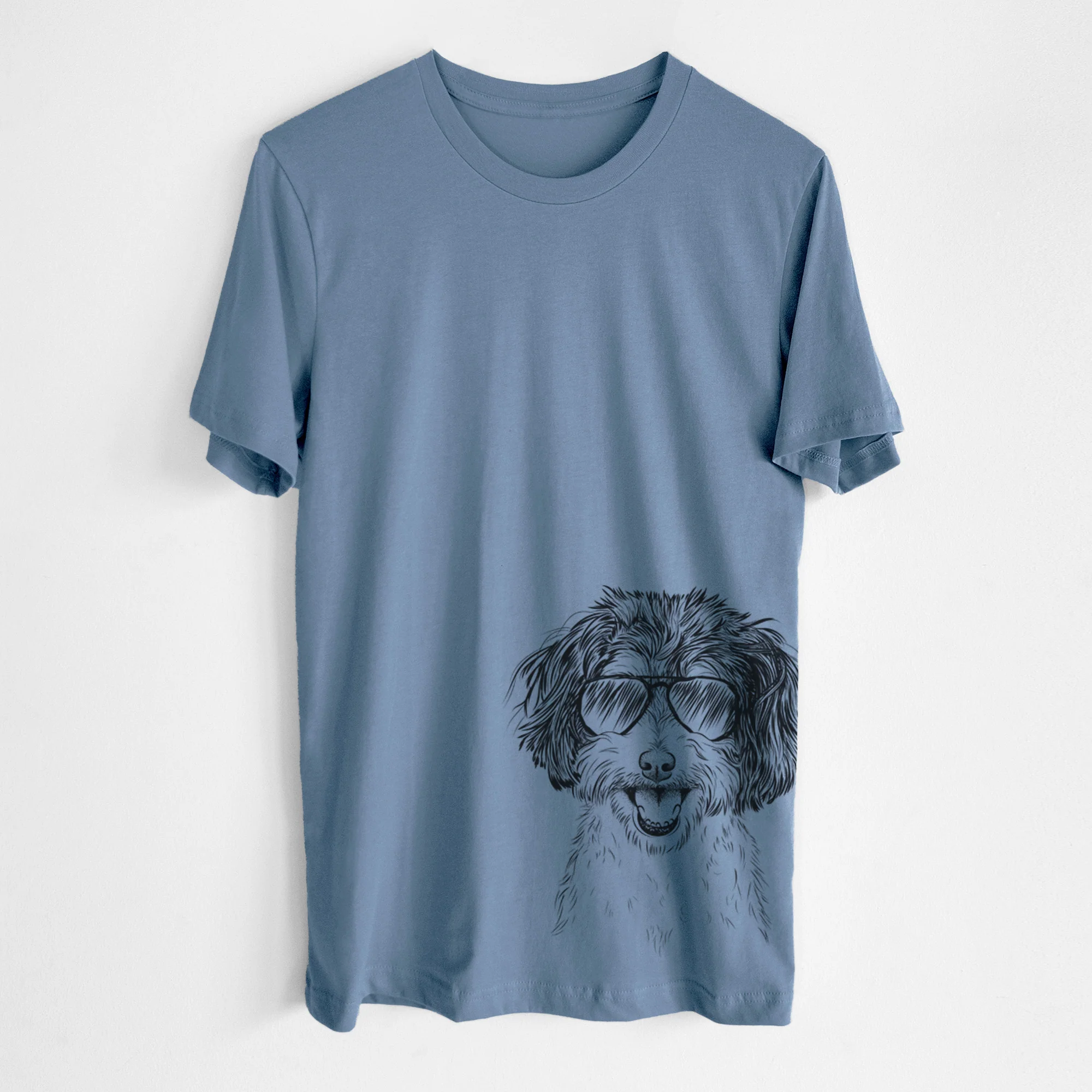 Aviator Carlos the Cavapoo - Unisex Crewneck - Image 12
