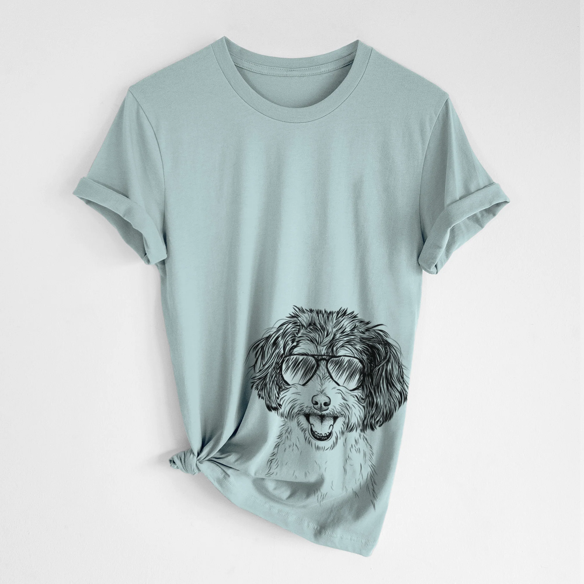 Aviator Carlos the Cavapoo - Unisex Crewneck - Image 13
