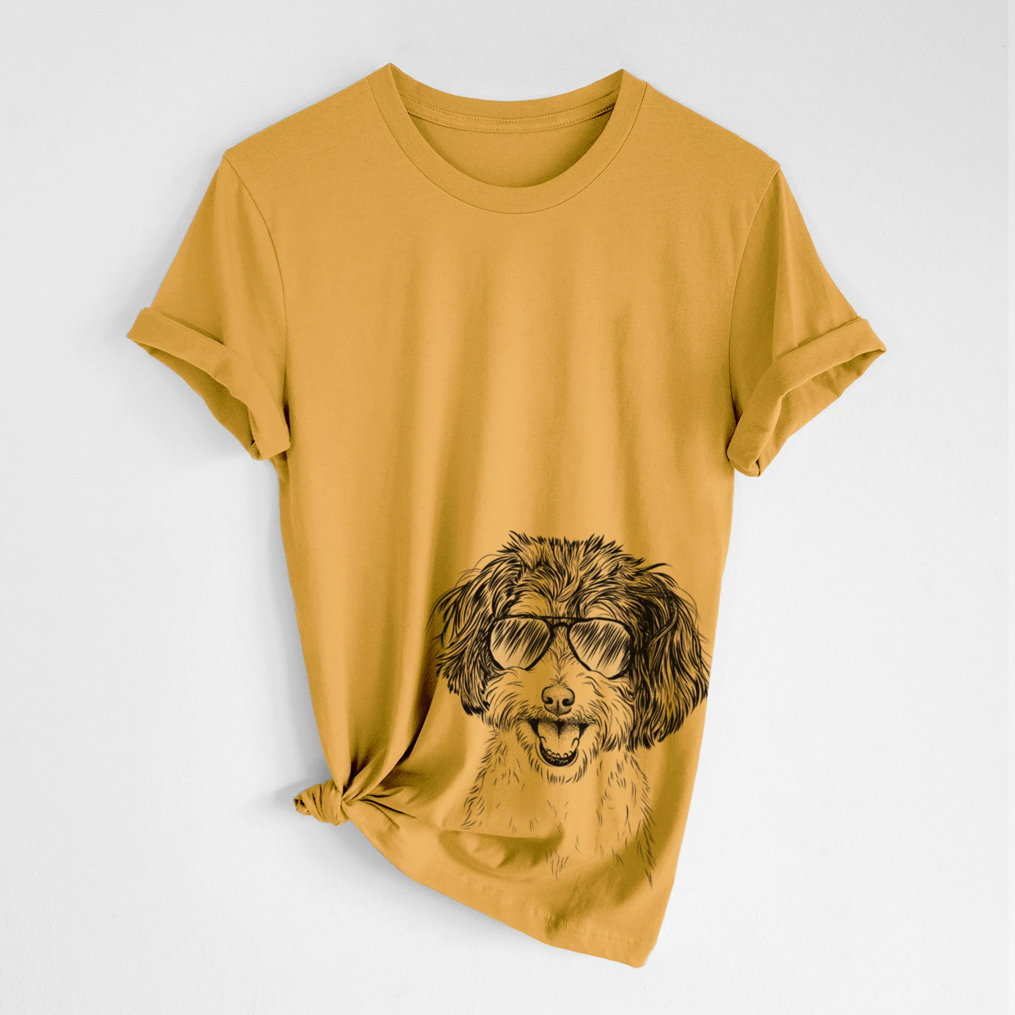 Aviator Carlos the Cavapoo - Unisex Crewneck - Image 17