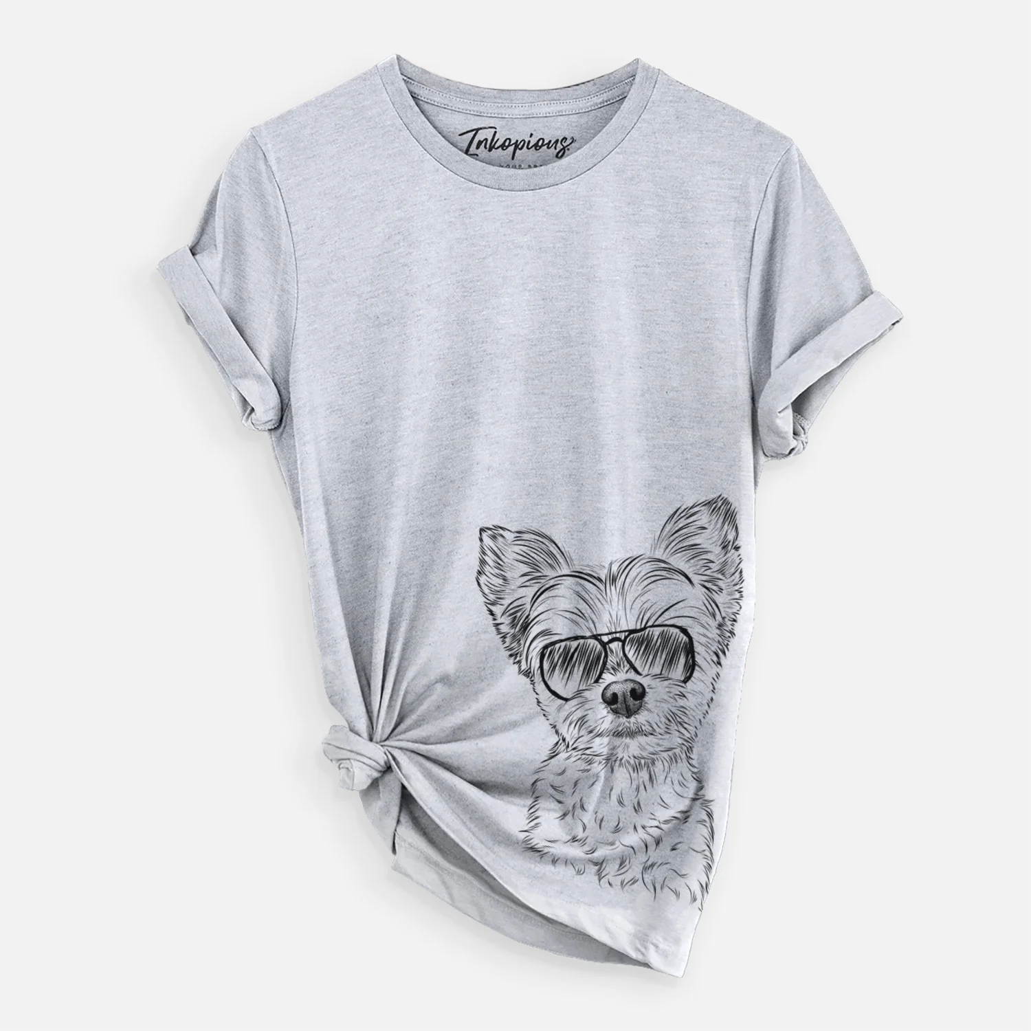 Aviator Chance the Yapper the Yorkshire Terrier - Unisex Crewneck - Image 10