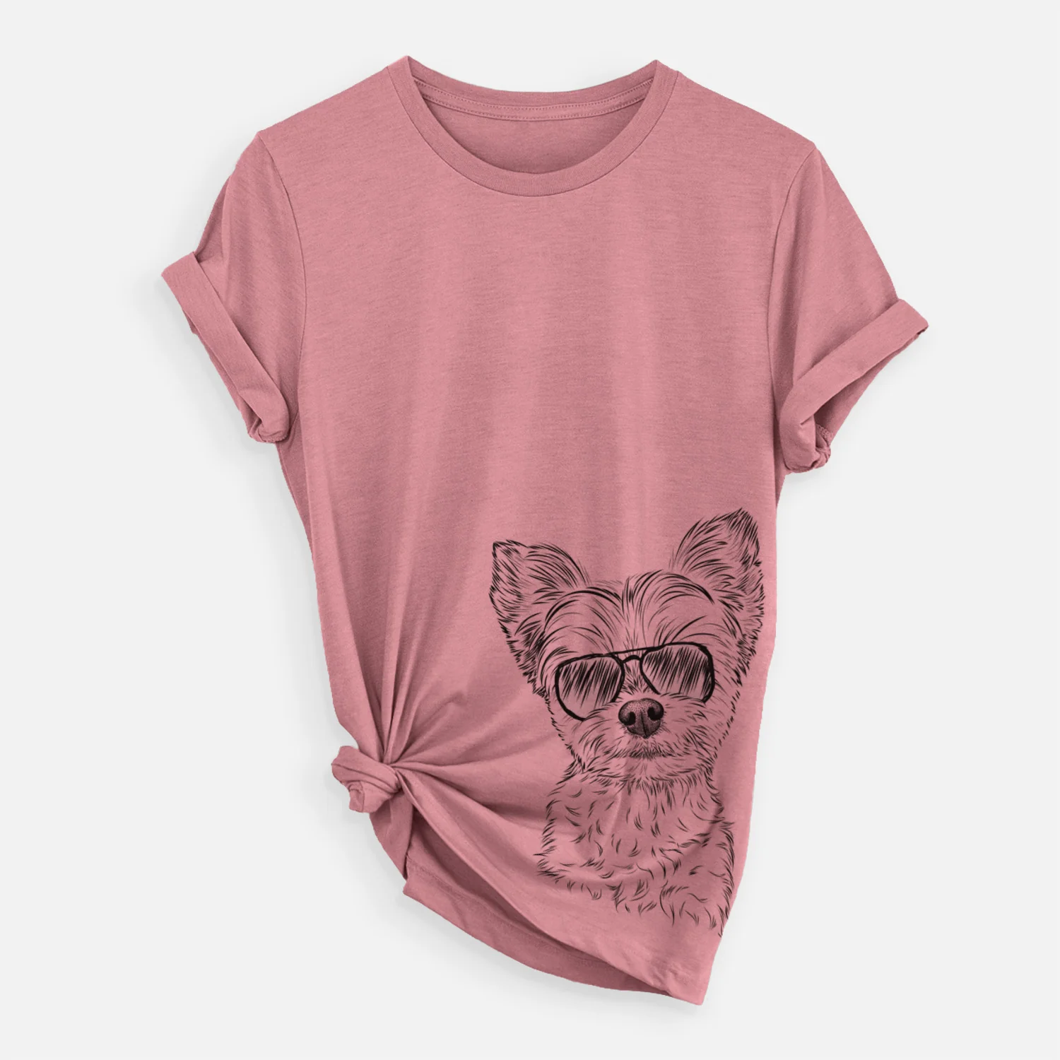 Aviator Chance the Yapper the Yorkshire Terrier - Unisex Crewneck - Image 14