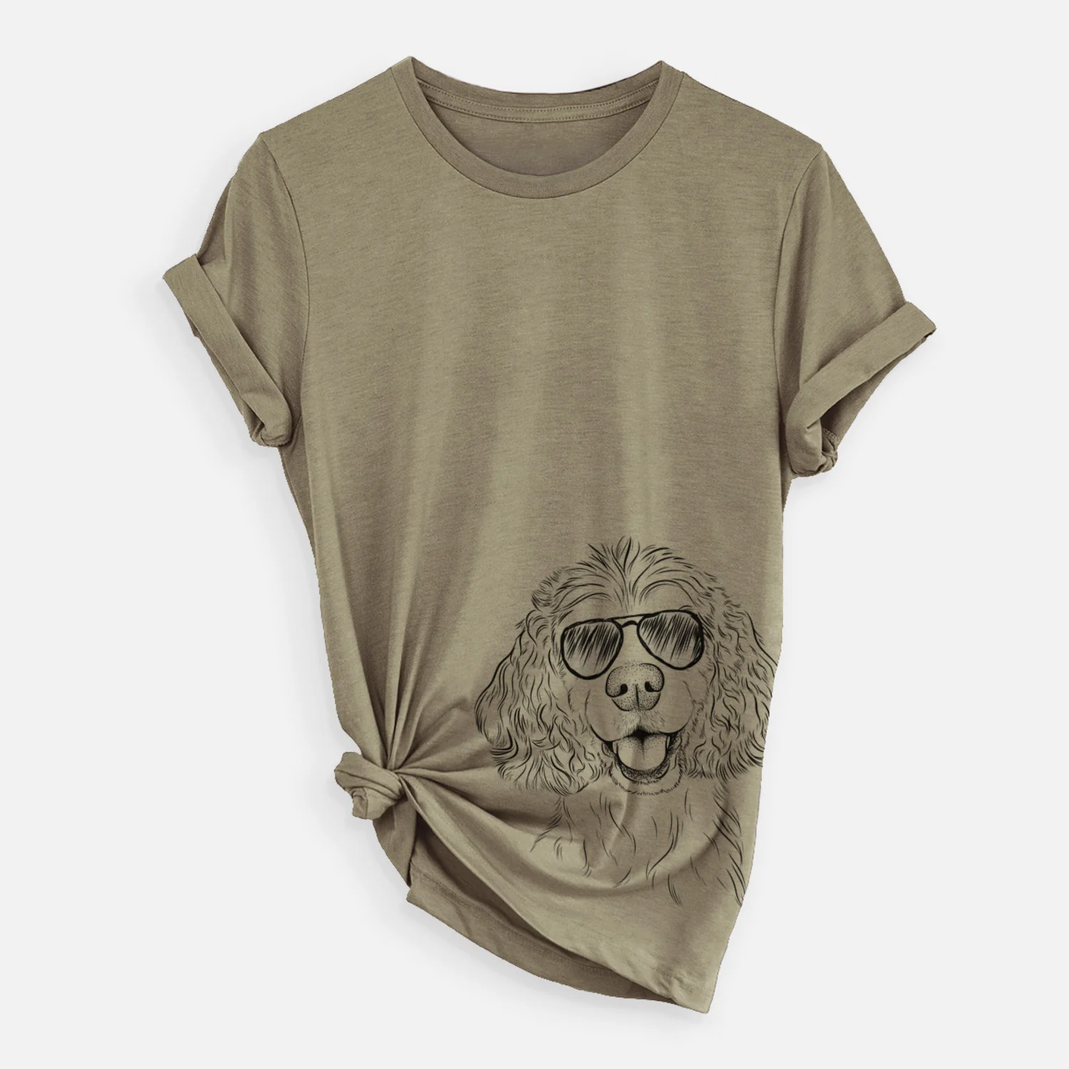 Aviator Cricket the American Cocker Spaniel - Unisex Crewneck - Image 10
