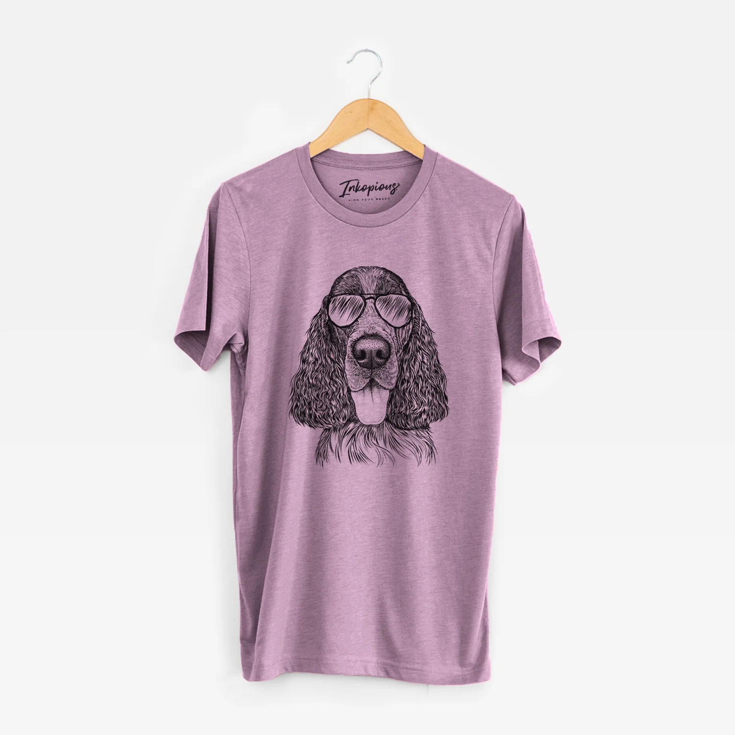 Aviator Duke the English Springer Spaniel - Unisex Crewneck - Image 8