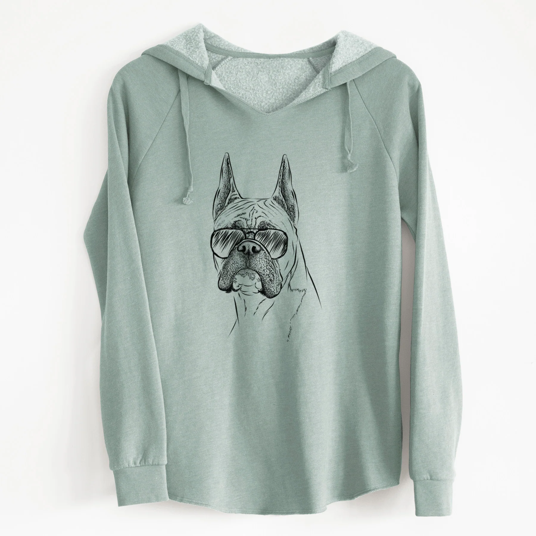 Aviator Ezra the Boxer - Cali Wave Hooded Sweatshirt - Image 6