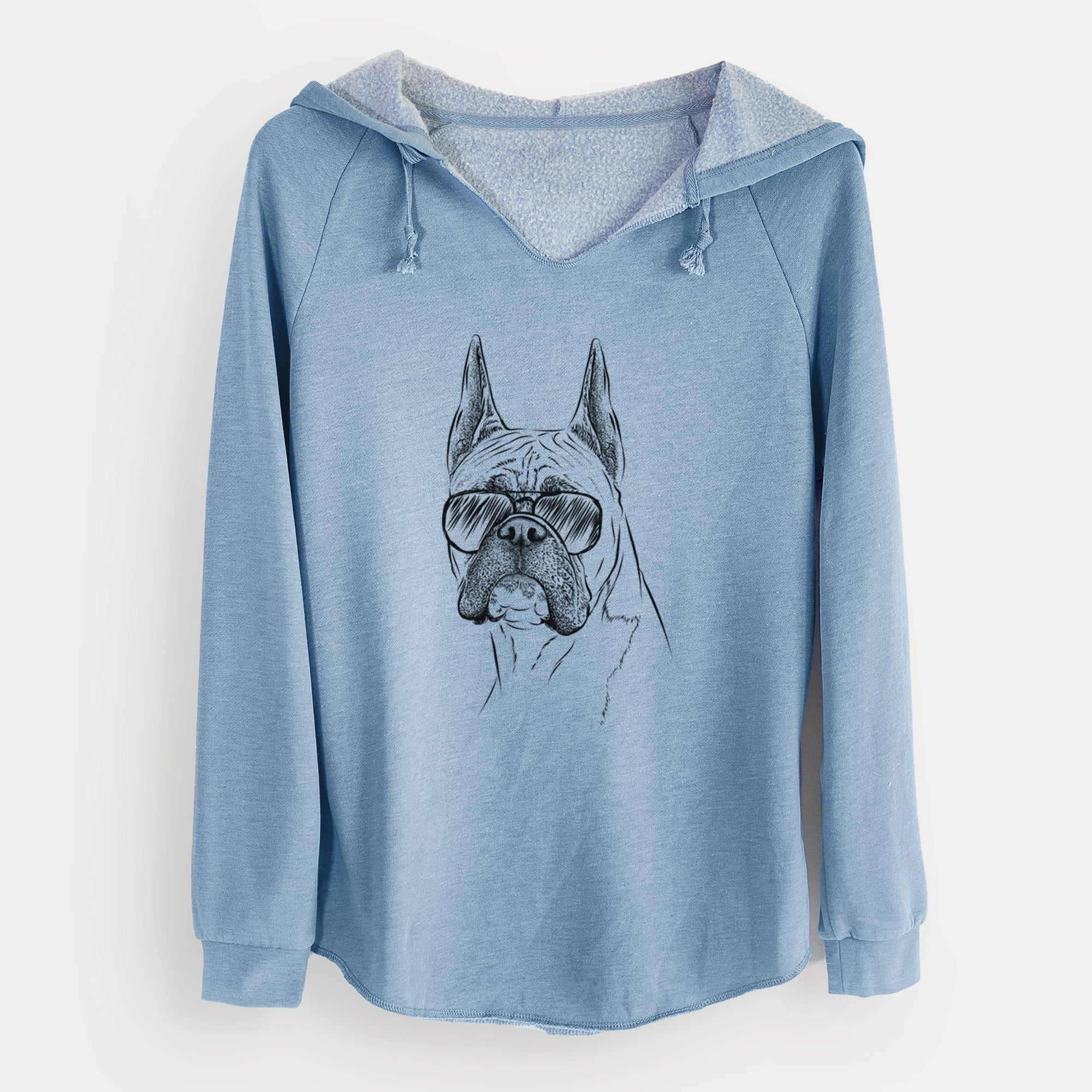 Aviator Ezra the Boxer - Cali Wave Hooded Sweatshirt - Image 8