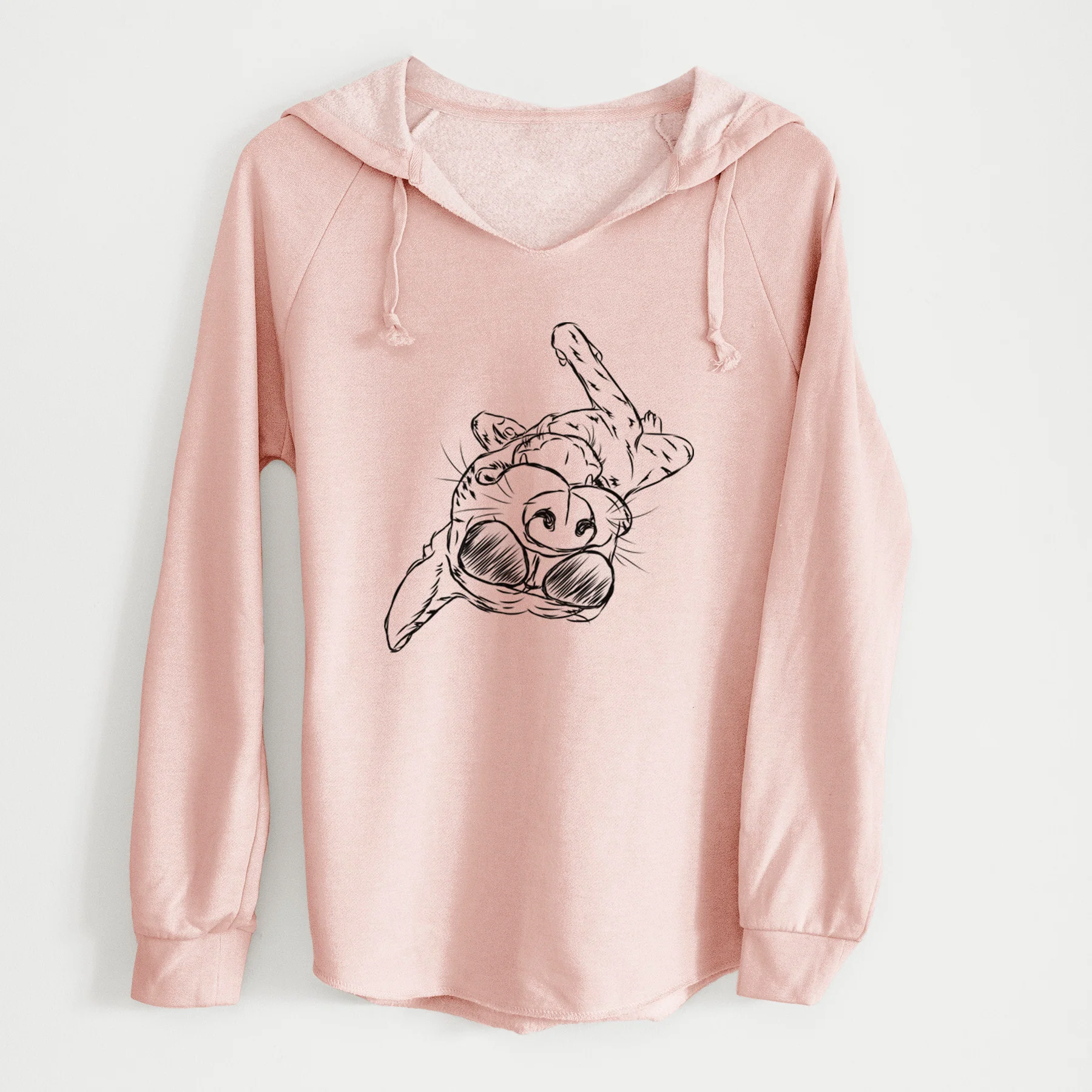 Aviator Goose the Mixed Breed - Cali Wave Hooded Sweatshirt - Image 4