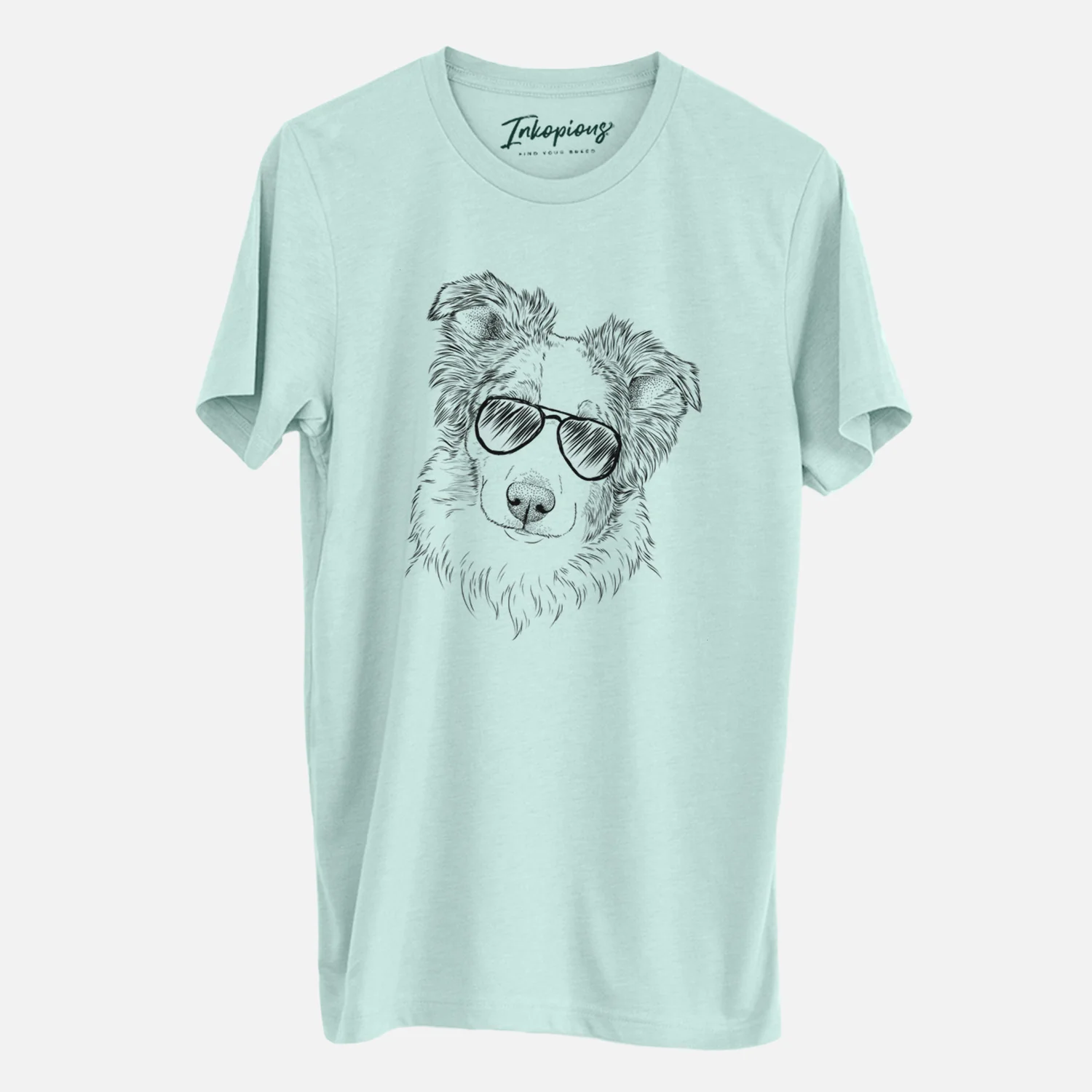 Aviator HoneyBee the Miniature Australian Shepherd - Unisex Crewneck - Image 5