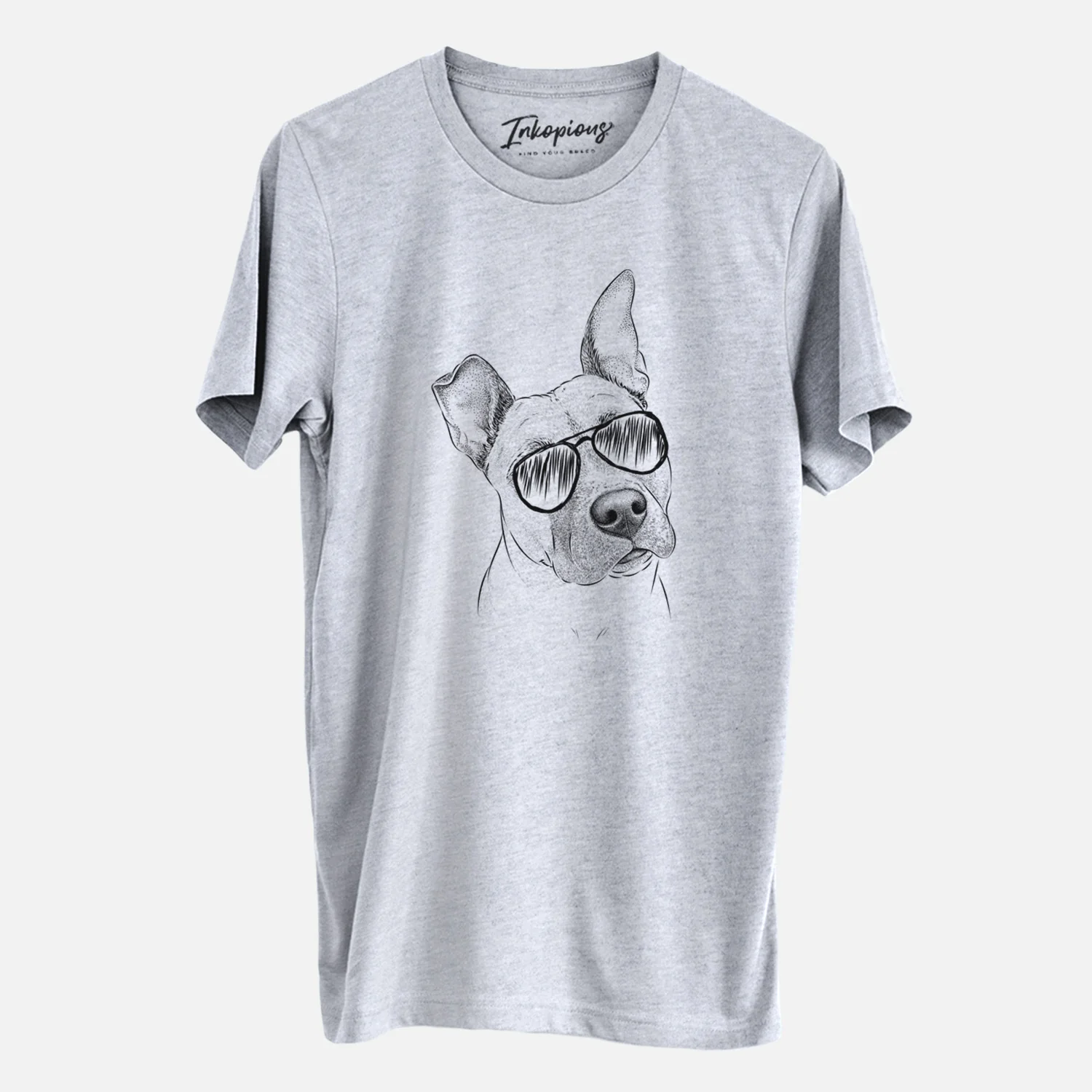 Aviator Ivy the Pitbull Mix - Unisex Crewneck - Image 2
