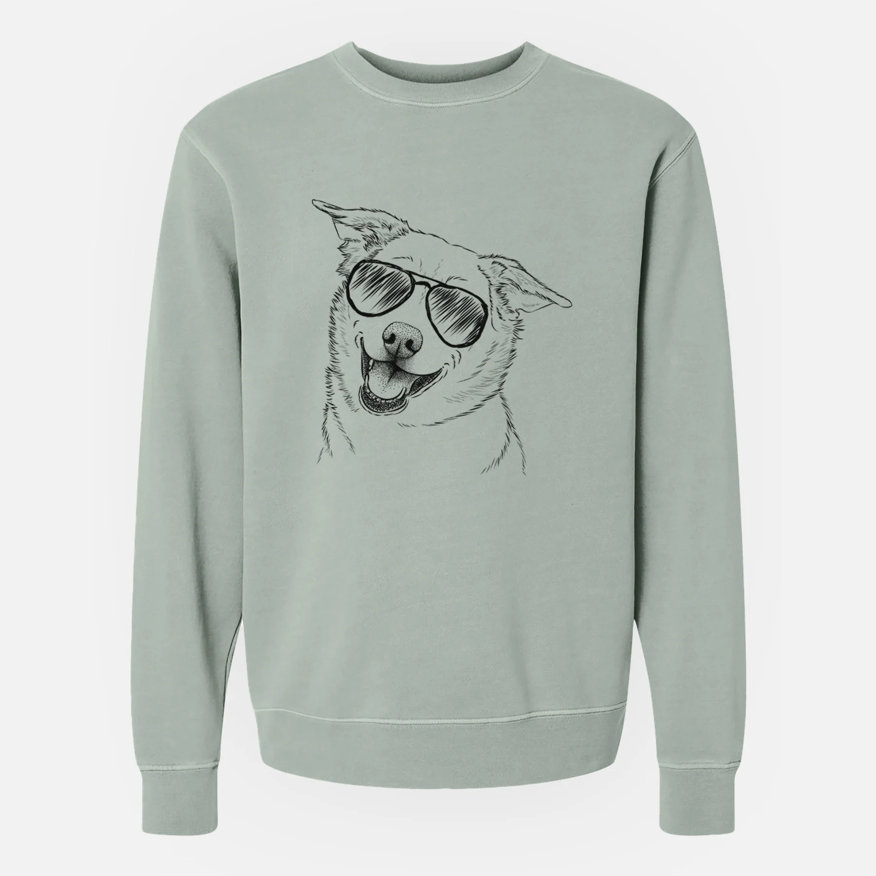 Aviator Jazz the Lab Mix - Unisex Pigment Dyed Crew Sweatshirt - Image 4