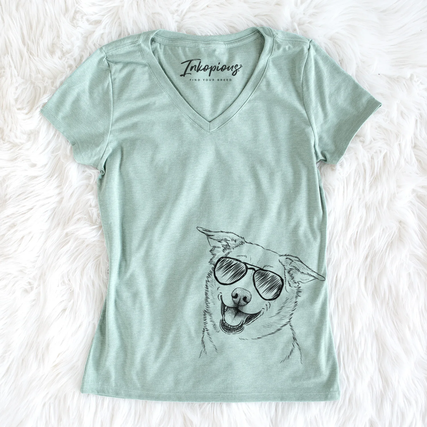 Aviator Jazz the Lab Mix - Women's V-neck Shirt - Image 2