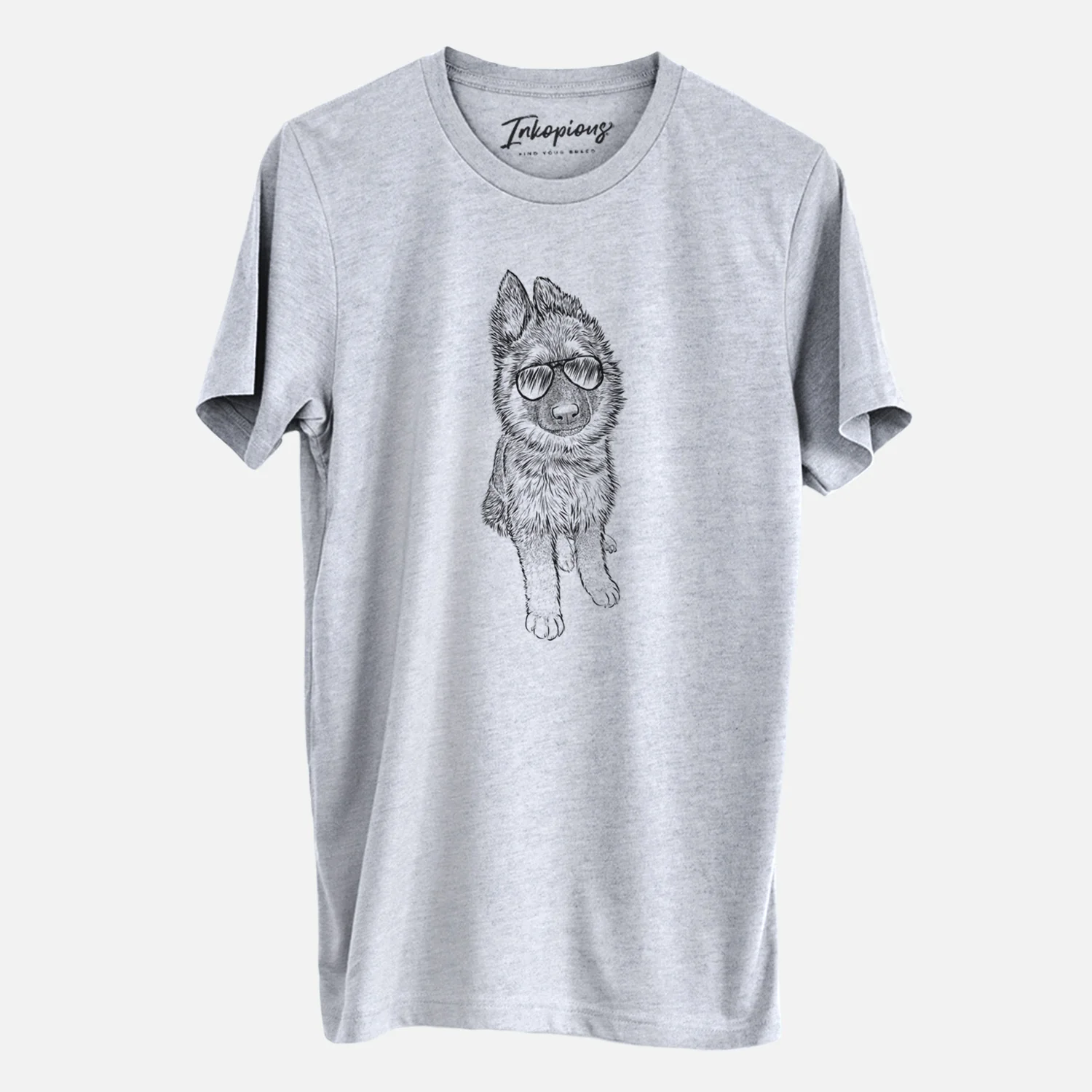 Aviator Kuyo the German Shepherd - Unisex Crewneck - Image 2