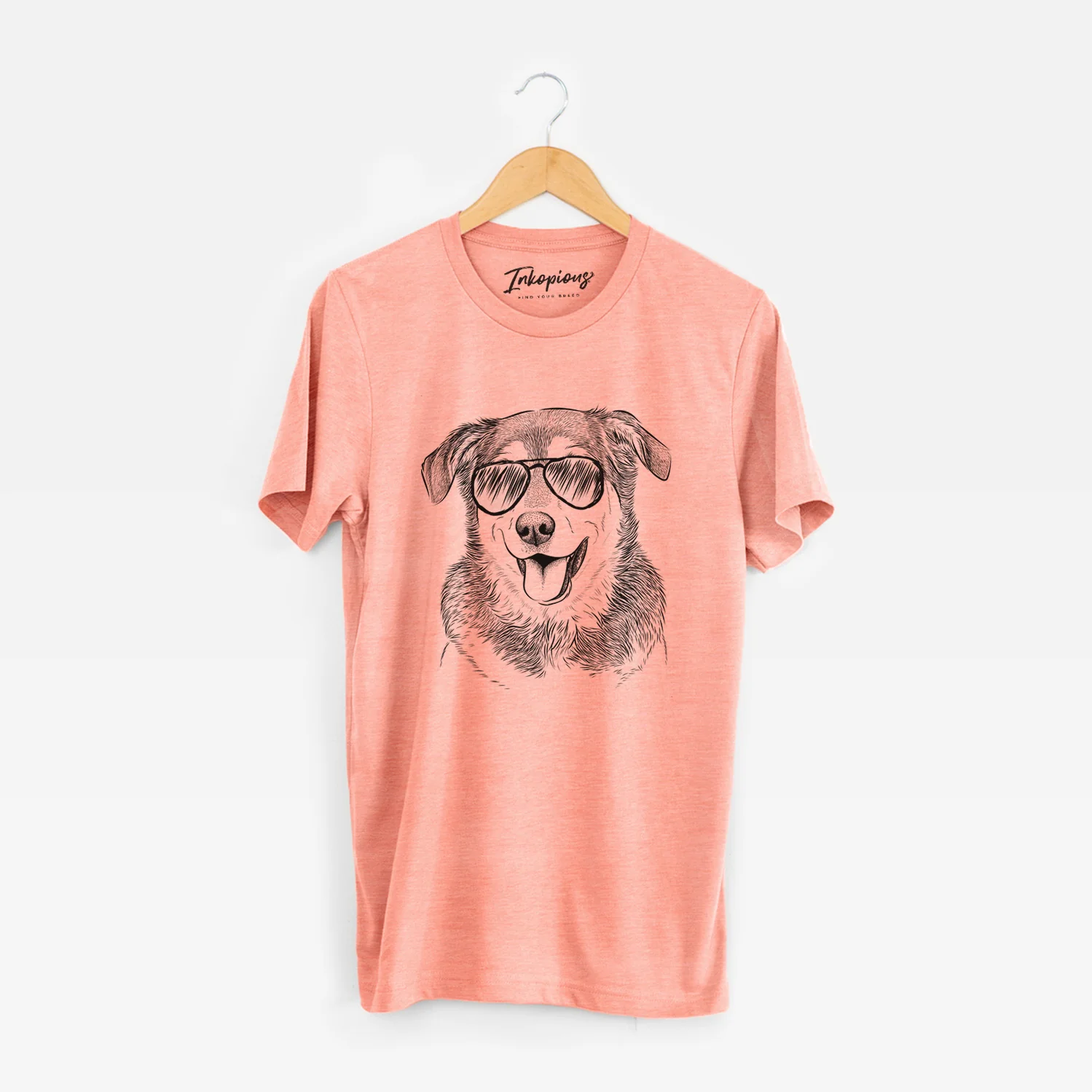 Aviator Lance the Lab/Shepherd Mix - Unisex Crewneck - Image 7