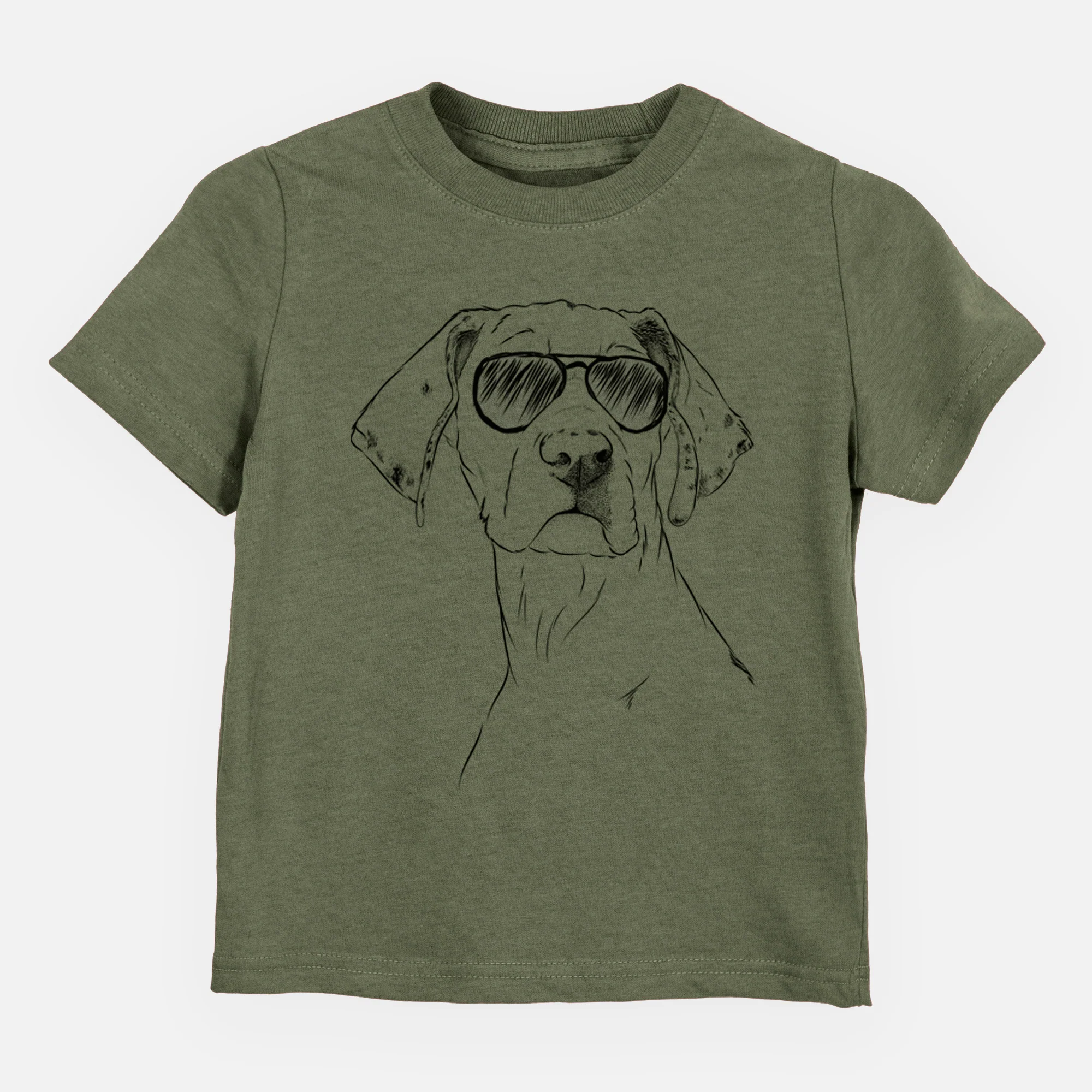 Aviator Lumen the Special Needs Great Dane - Kids/Youth/Toddler Shirt - Image 5