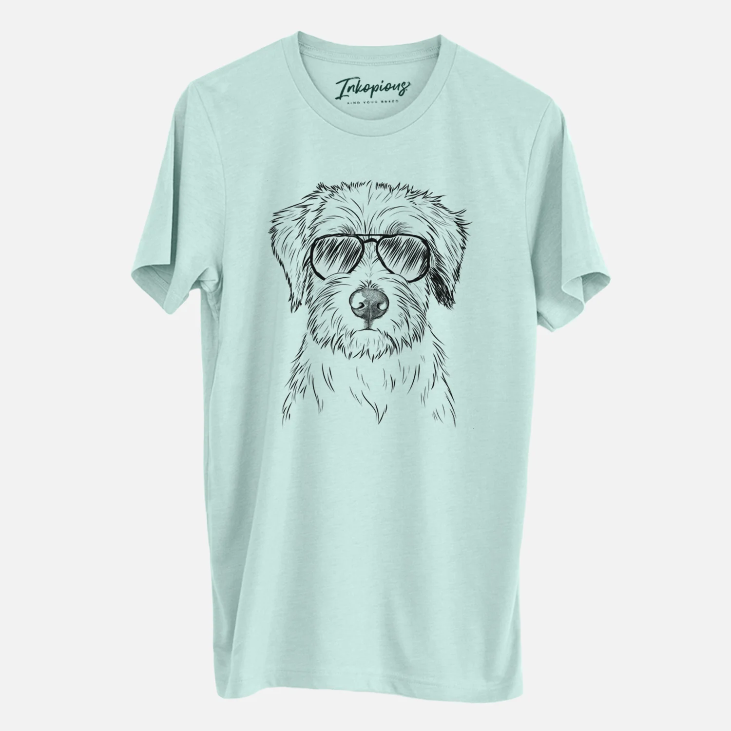 Aviator Marek the Bernedoodle - Unisex Crewneck - Image 5