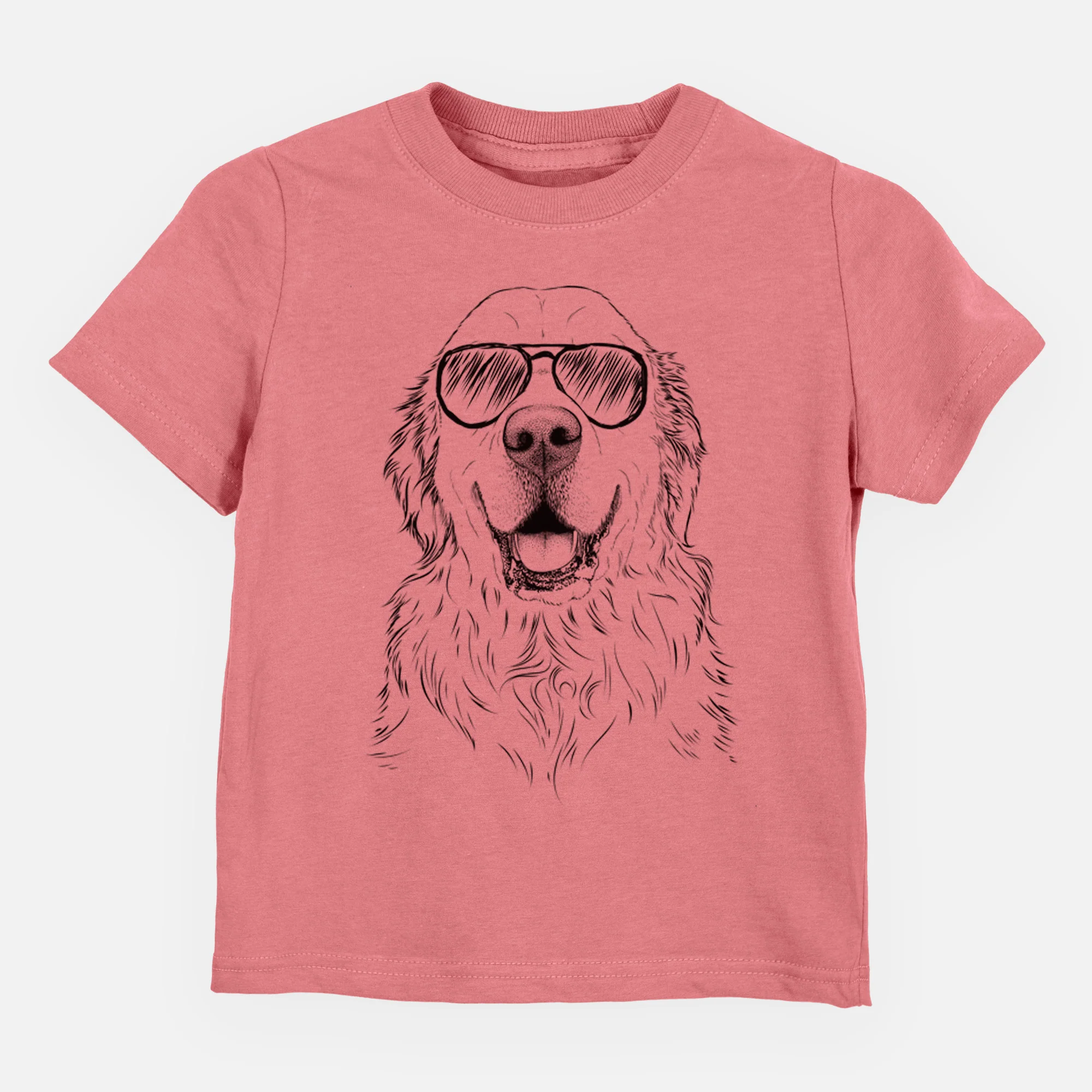 Aviator Maximus the Golden Retriever - Kids/Youth/Toddler Shirt - Image 7