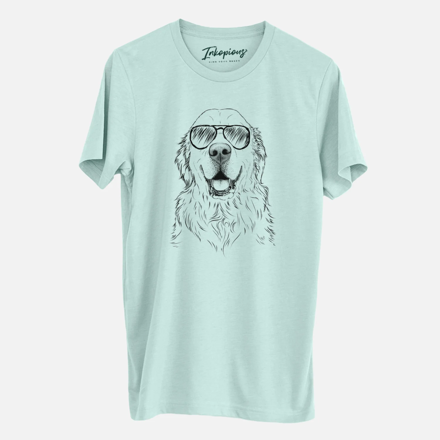 Aviator Maximus the Golden Retriever - Unisex Crewneck - Image 5