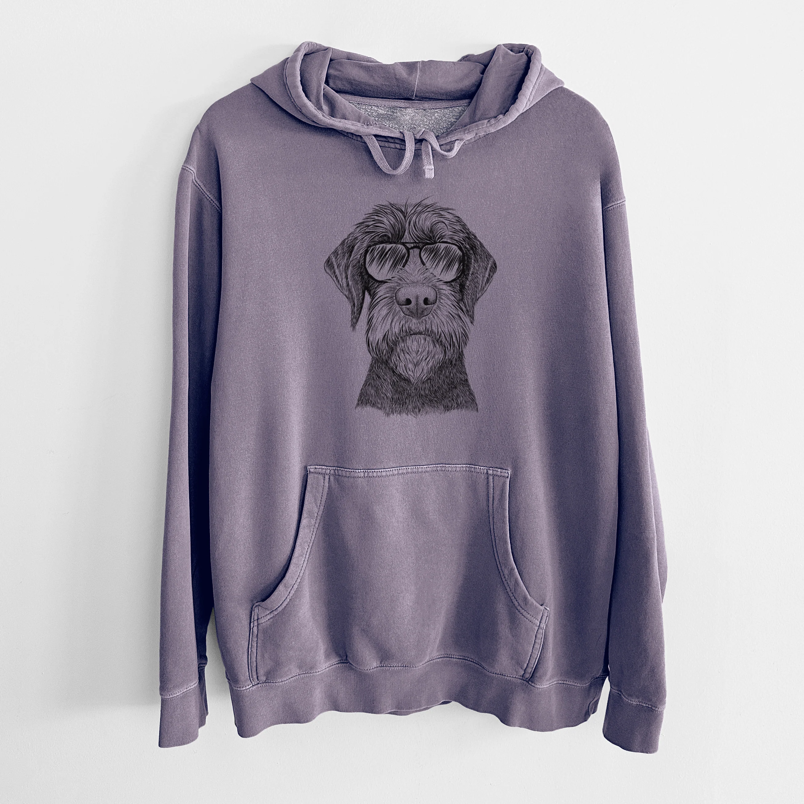Aviator Oakley the Pudelpointer - Unisex Pigment Dyed Hoodie - Image 9