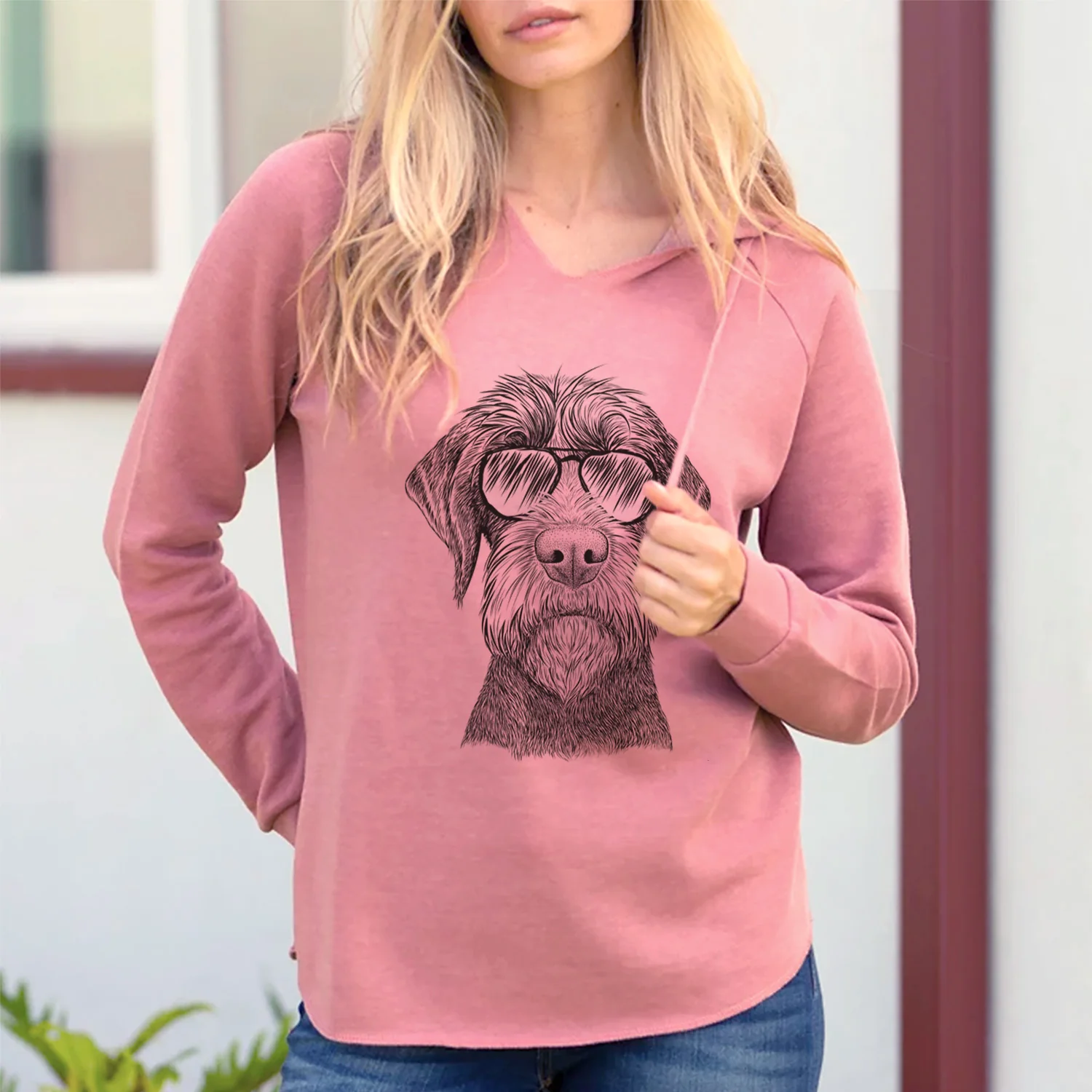 Aviator Oakley the Pudelpointer - Cali Wave Hooded Sweatshirt