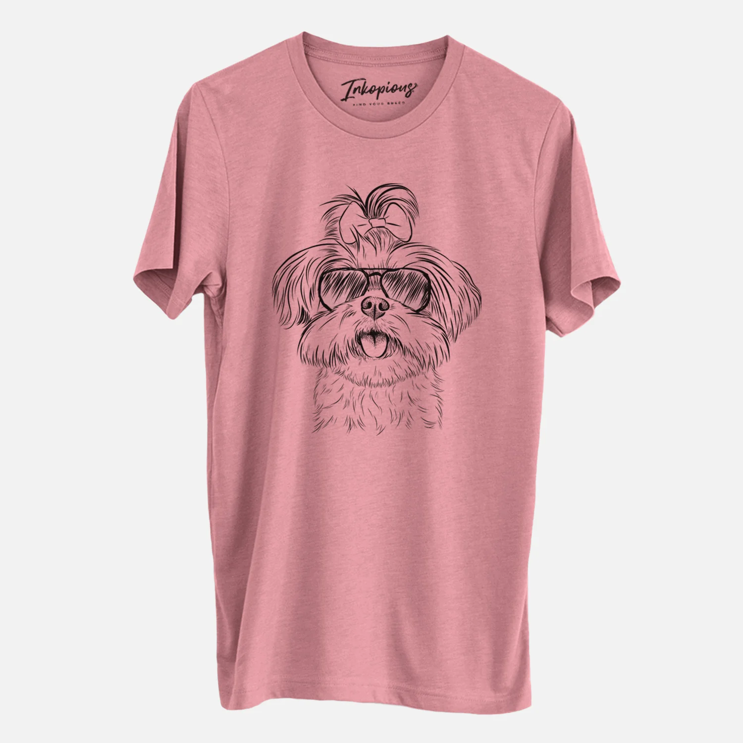 Aviator Pebbles the Shorkie - Unisex Crewneck - Image 6