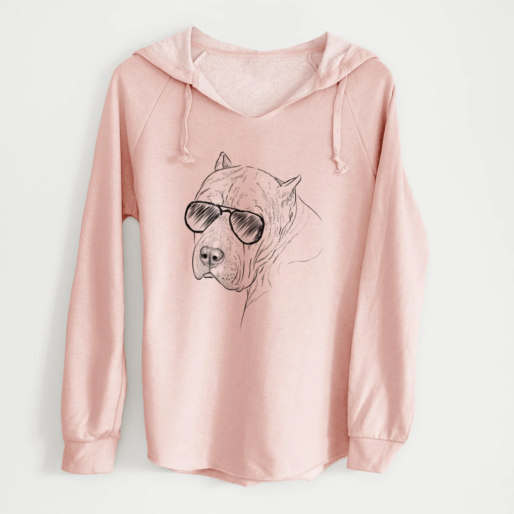 Aviator Precious the Staffordshire Terrier - Cali Wave Hooded Sweatshirt - Image 4