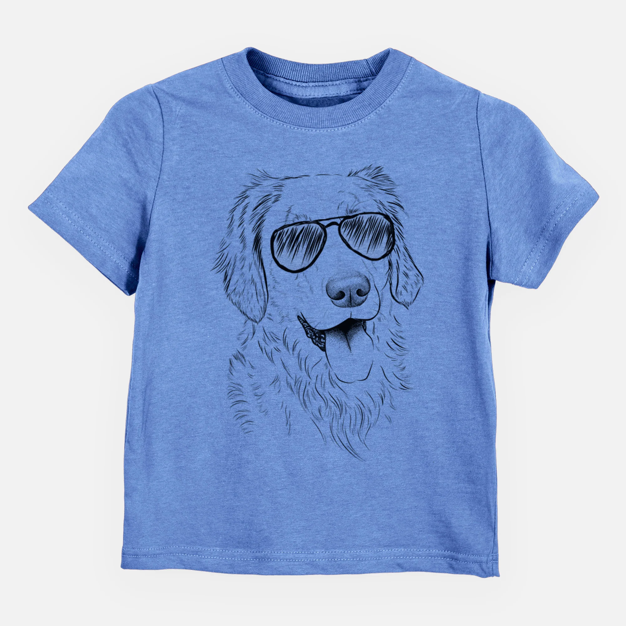 Aviator Semba the Golden Retriever - Kids/Youth/Toddler Shirt - Image 6